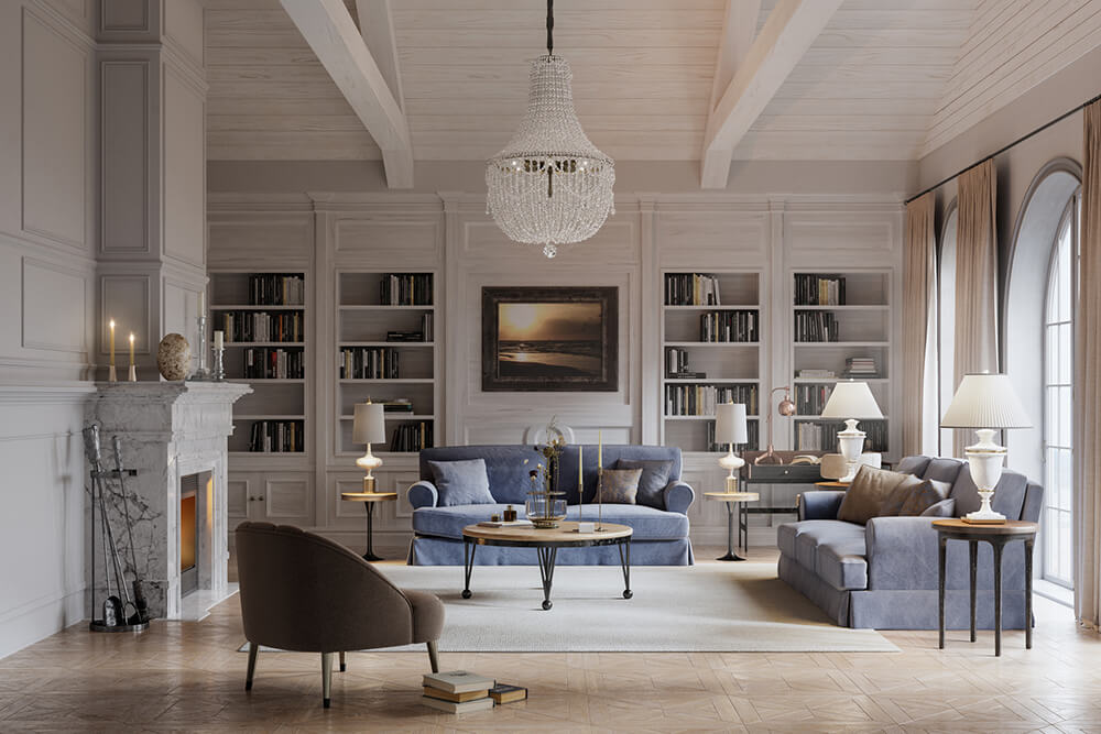 traditional living room