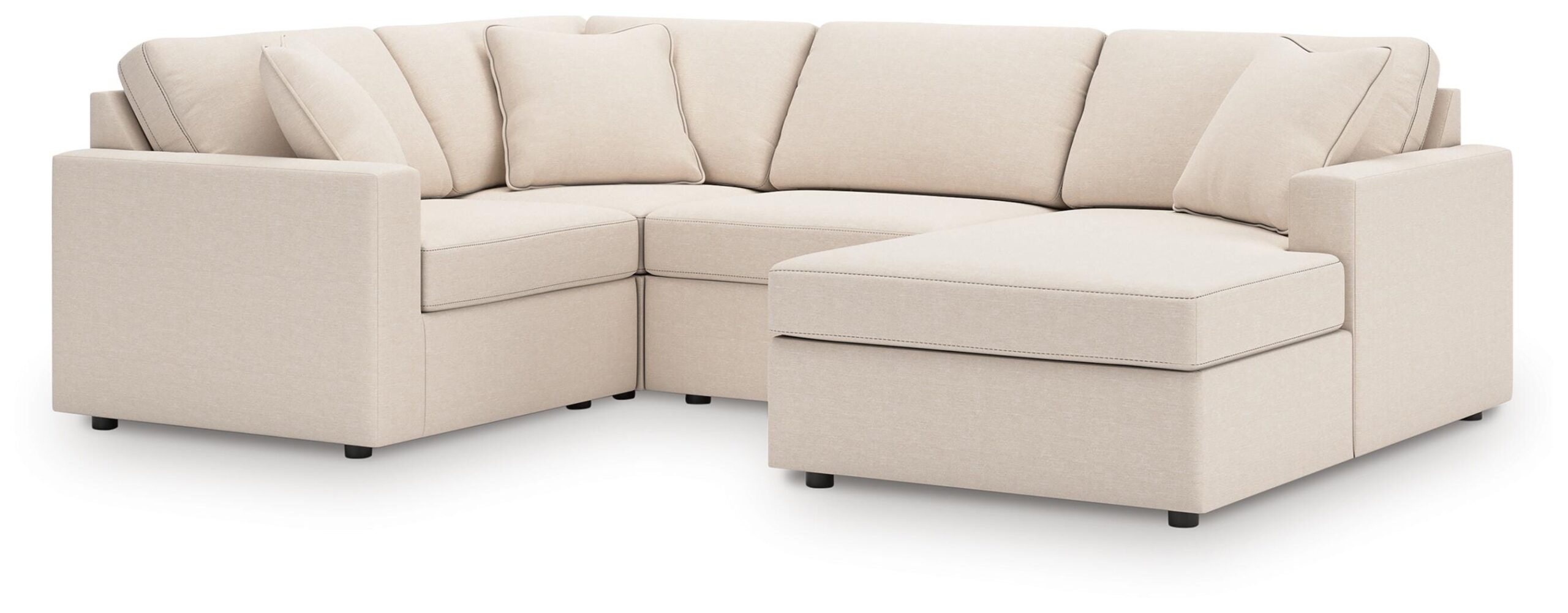 0415e3c4b91c04a0af4043c437891807 Modmax 4-Piece Sectional with Chaise - Image 1