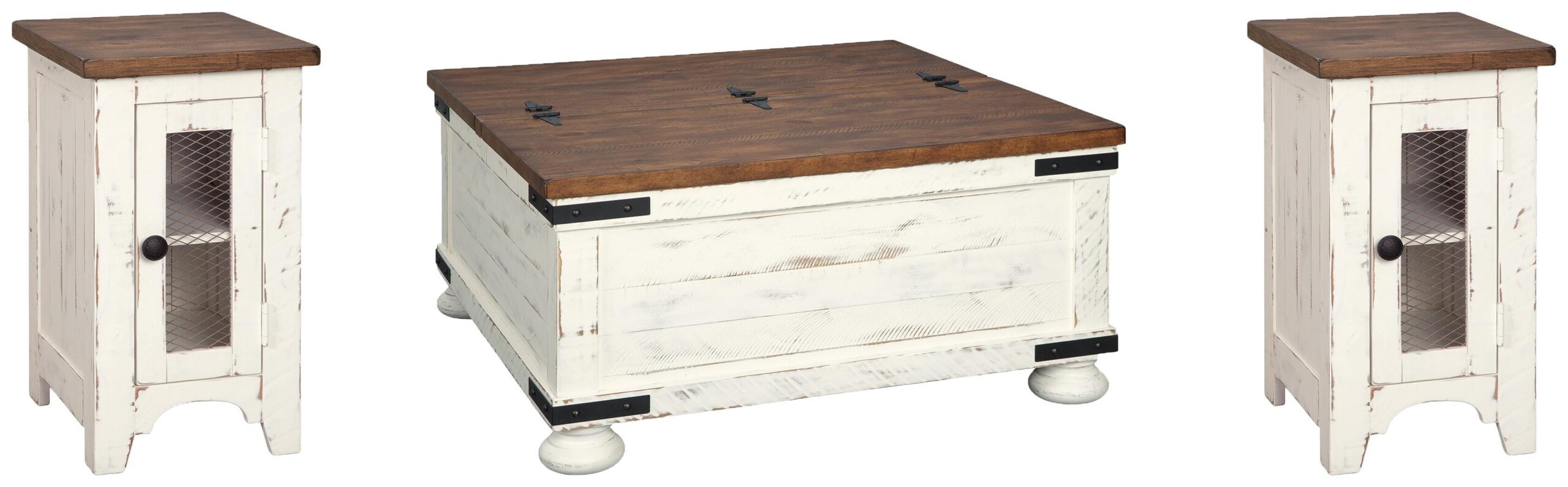 05a3fb5e37b5c65bd859244d5a83da96 Wystfield Coffee Table and 2 Chairside End Tables - Image 1