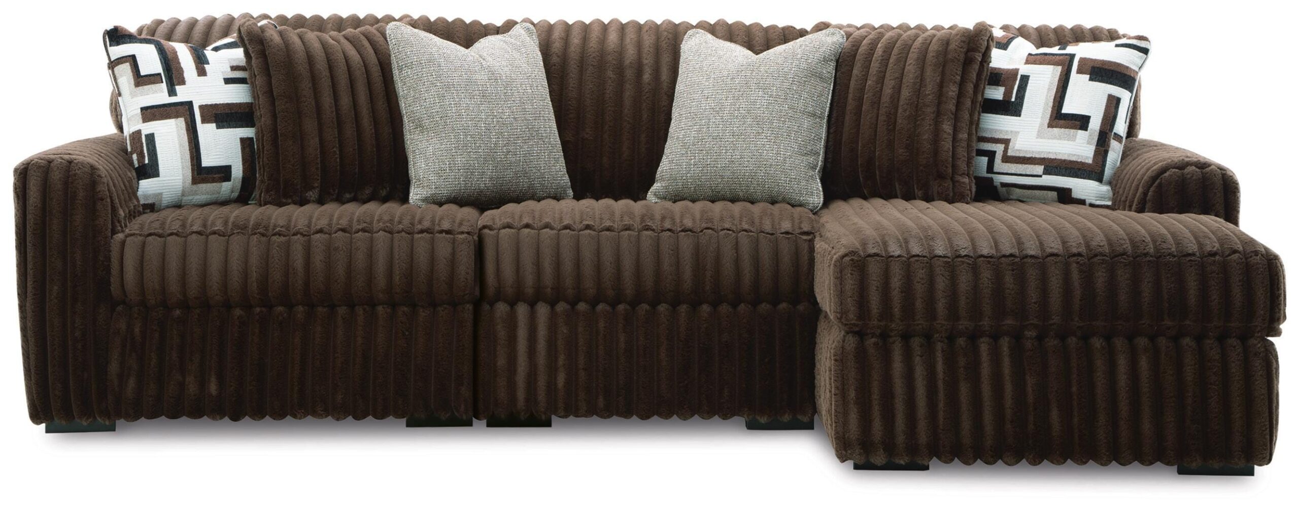 061e332736b3f448dcbf1bc9bb272b22 Midnight-Madness 3-Piece Sectional with Chaise - Image 1