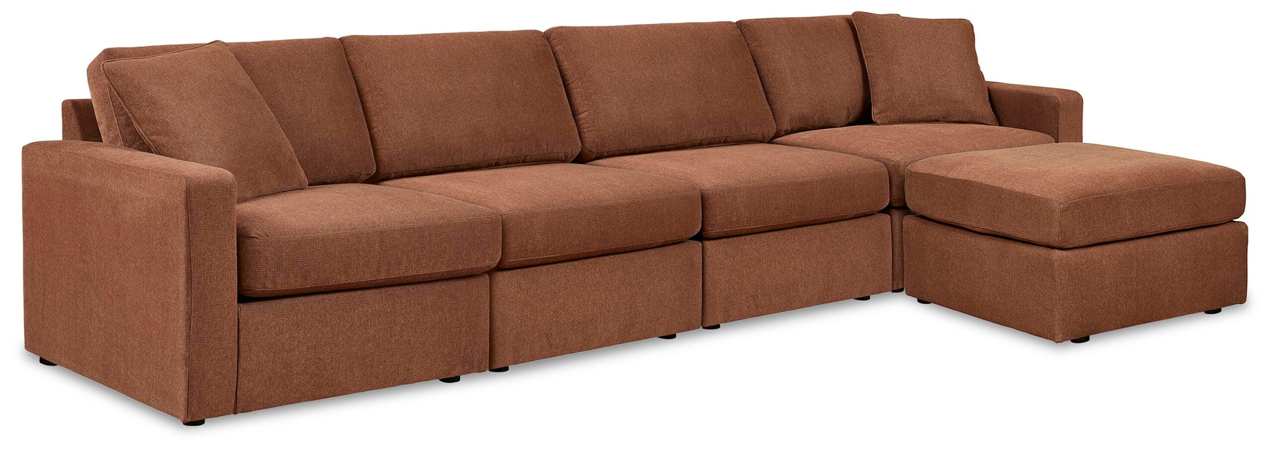 07240dee0e3089990bc88b42ffb73329 Modmax 4-Piece Sectional and Ottoman - Image 1