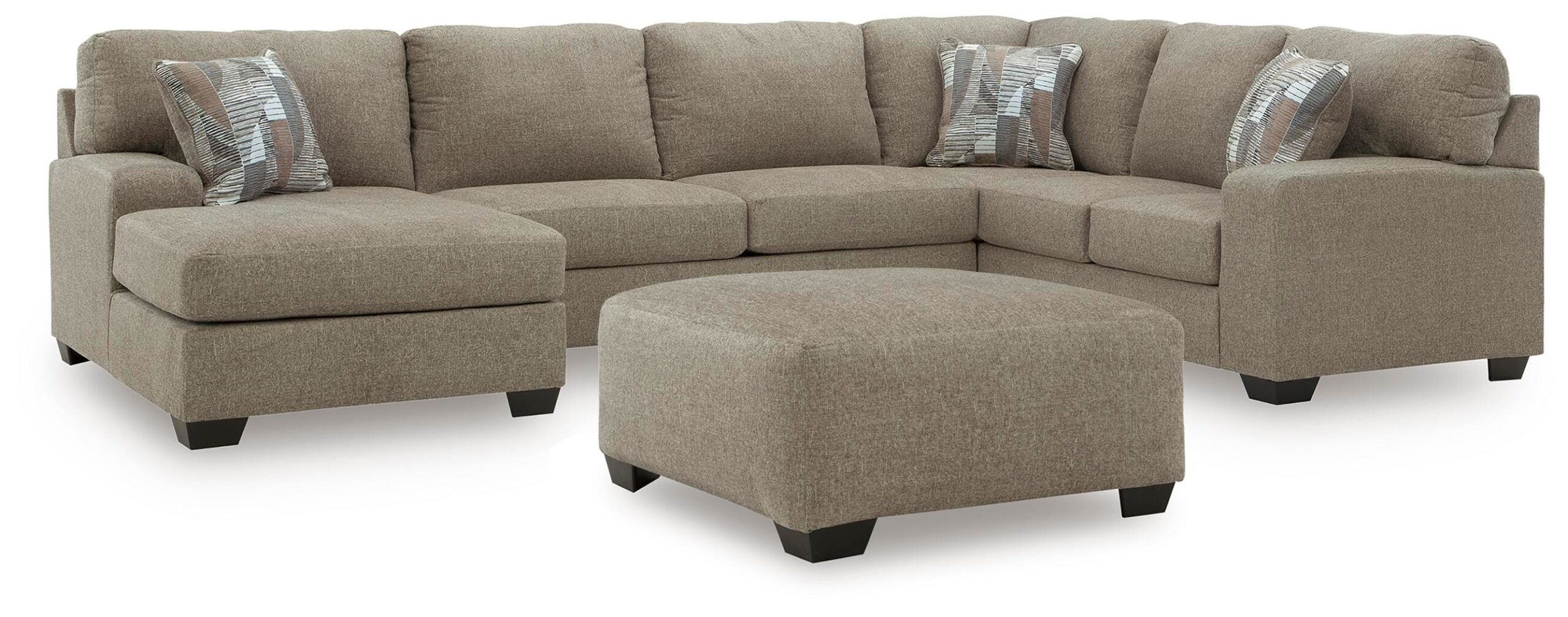 09797430368628581d455d61b9694495 Newellen 3-Piece Sectional and Oversized Ottoman - Image 1