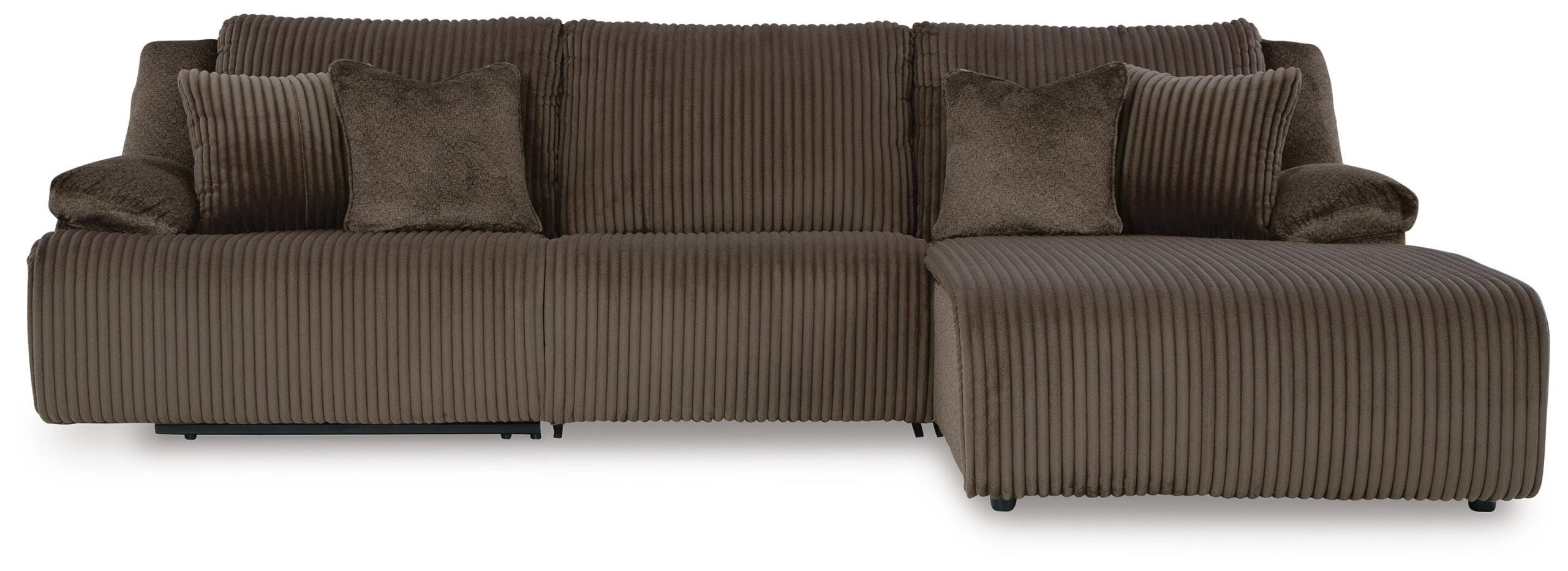 0e60f3ad2dbbba69c80efae956b751c6 Top Tier 3-Piece Reclining Sectional Sofa Chaise - Image 1