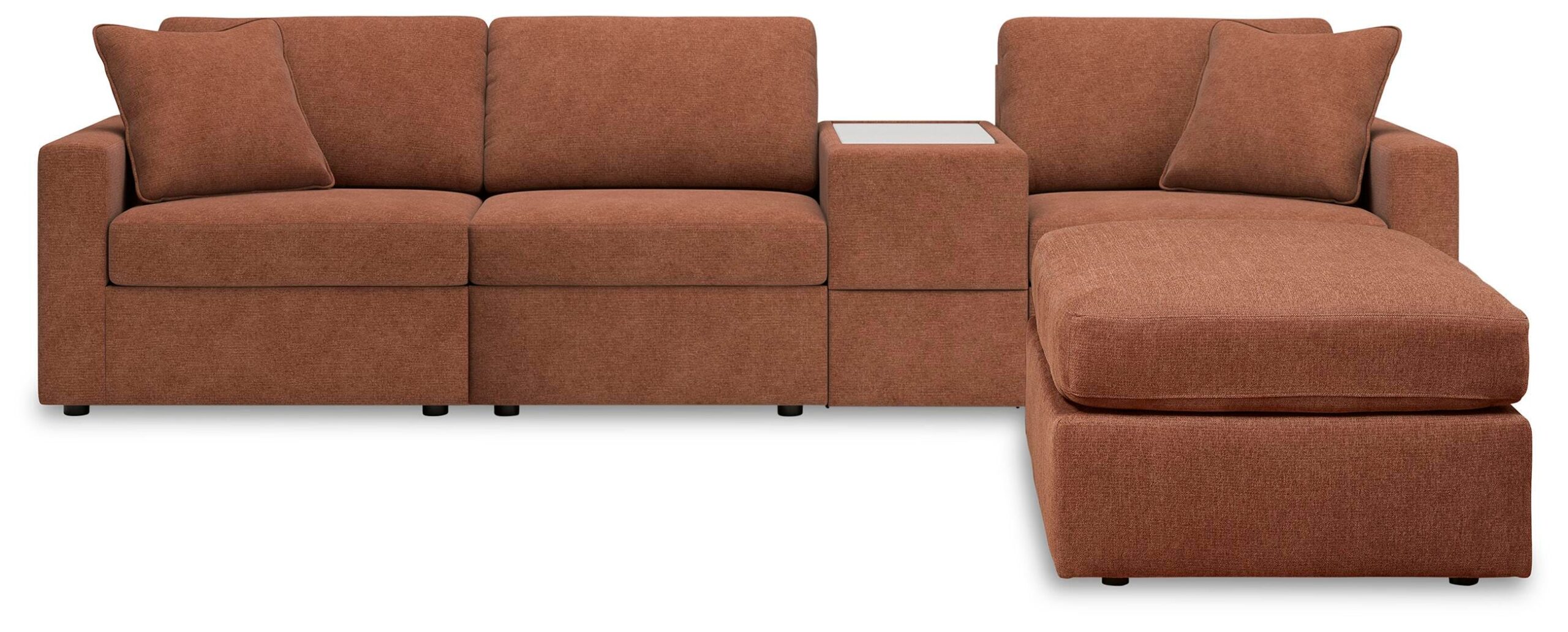 104750b46570020b80d3f44fd263d97a Modmax 4-Piece Sectional and Ottoman - Image 1