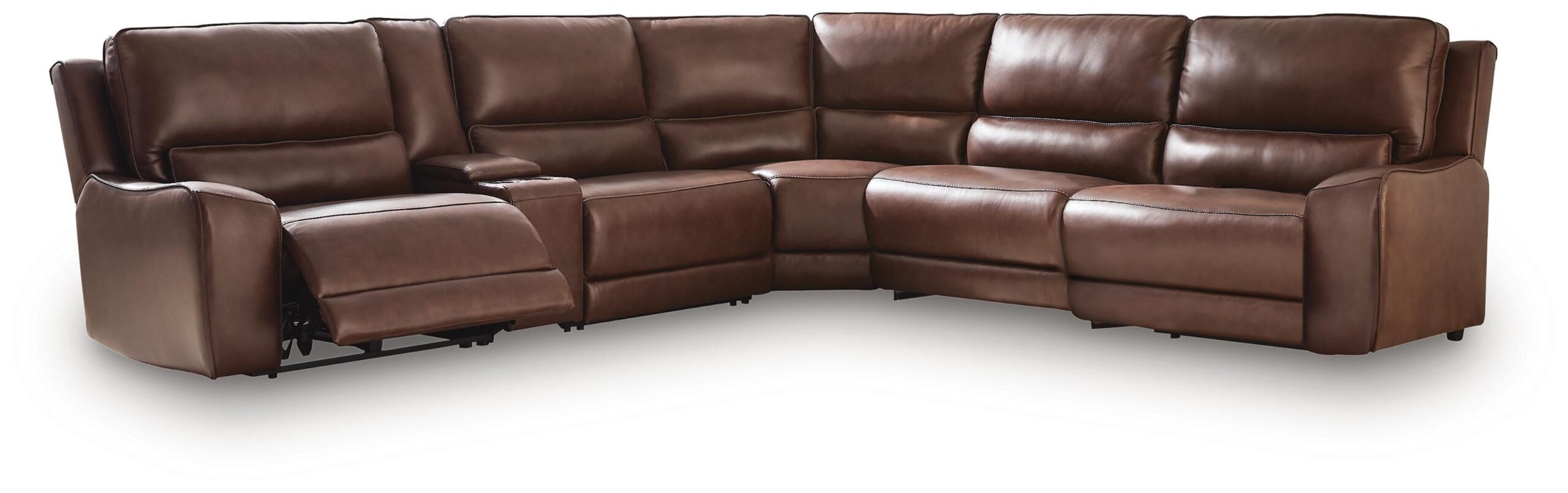 129e794bc29ba2caf3136cd9da7c8b35 DeepWakes 6-Piece Power Reclining Sectional - Image 1