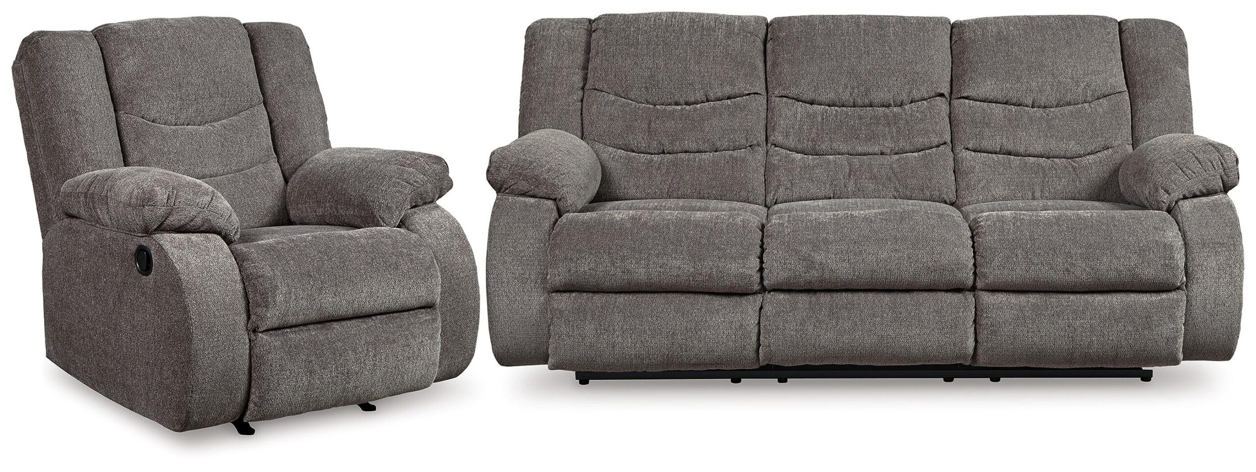 16292ca4e33bbd74a3ae9c25e951cd0c Tulen Reclining Sofa and Recliner - Image 1