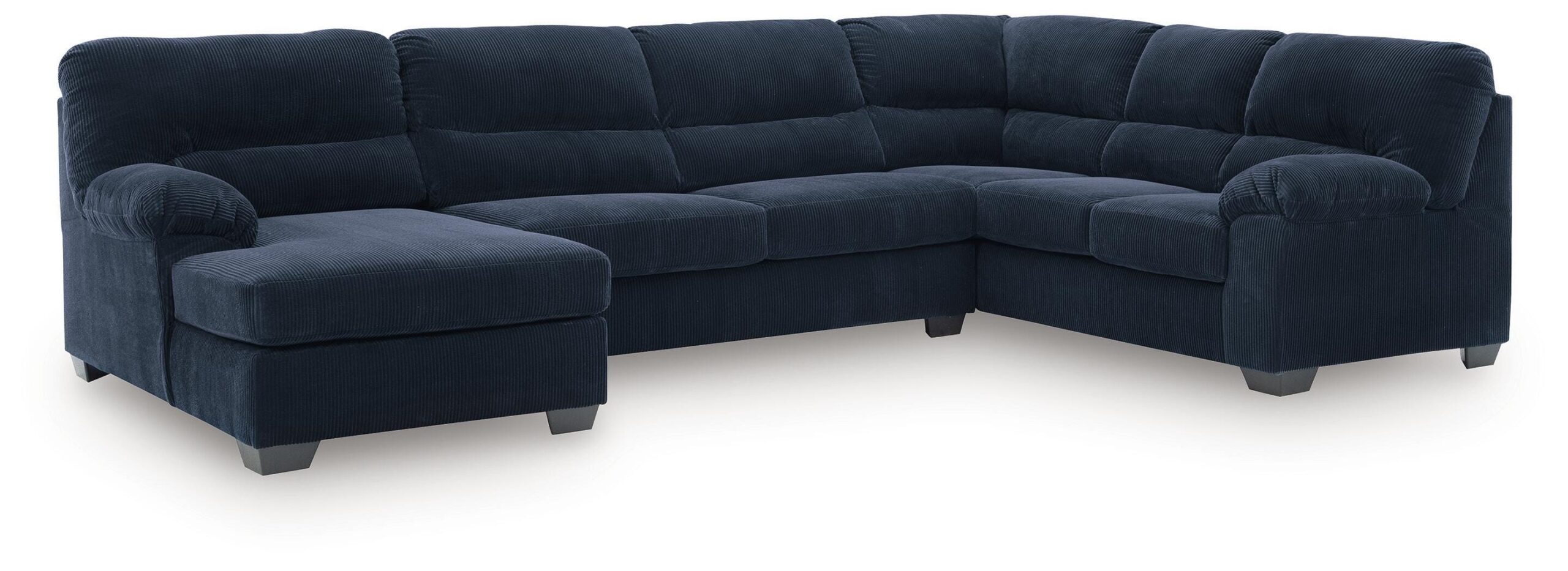172a80dd28952295d4d5f23a71b2cec3 SimpleJoy 3-Piece Sectional with Chaise - Image 1