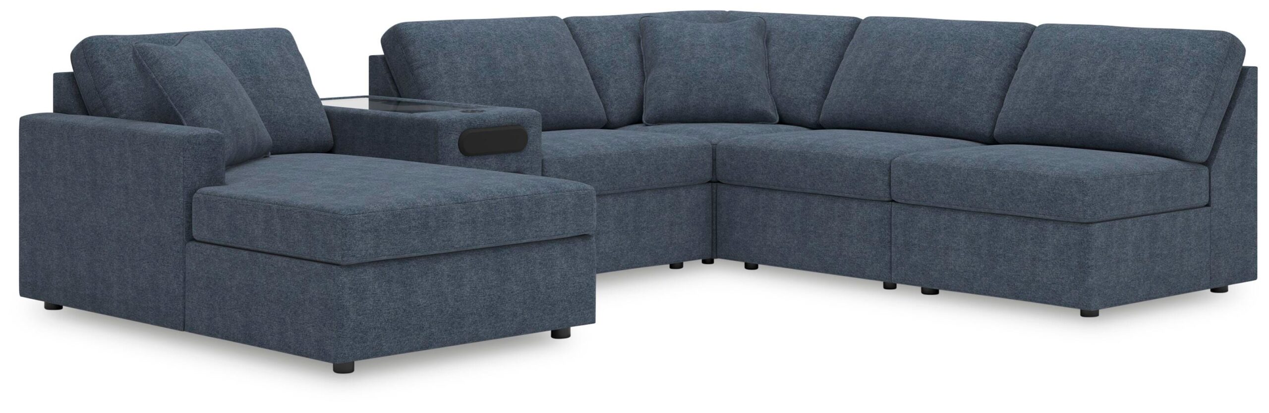 185e8017631d01e68a8578d0982cb1d1 Modmax 6-Piece Sectional with Chaise - Image 1