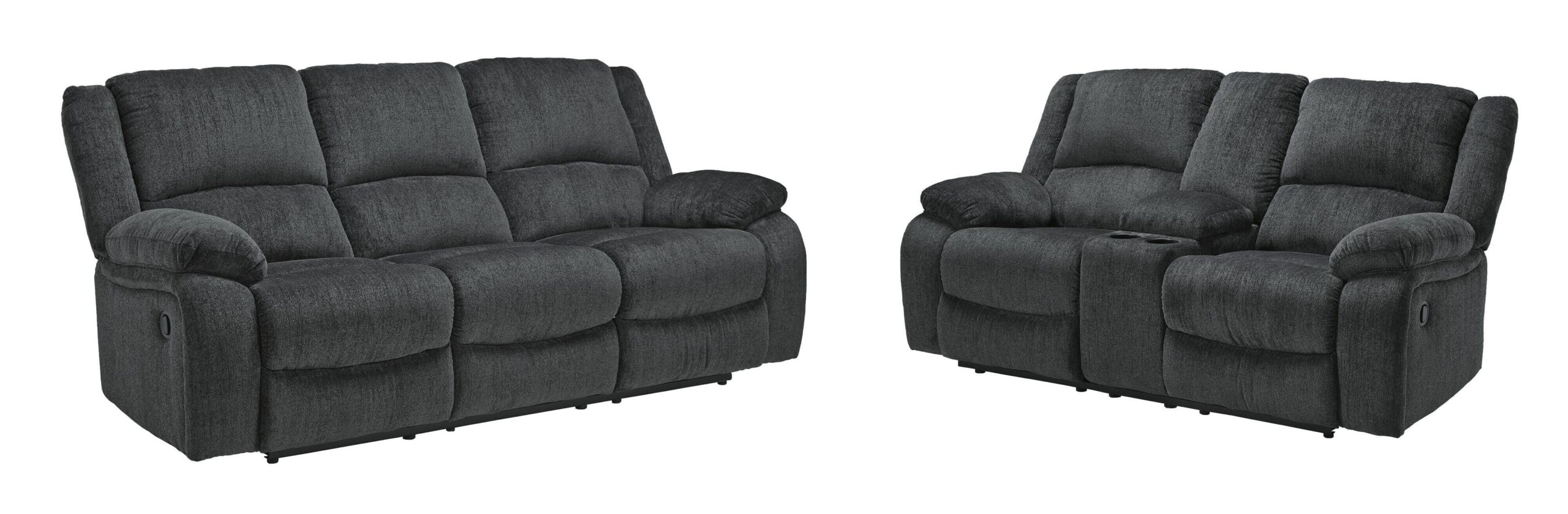 1a935226c34c6f5797d8ed928391c1c2 Draycoll Reclining Sofa and Loveseat - Image 1
