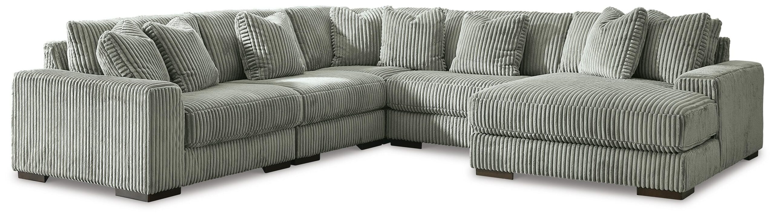 2073c4ccaf37ebe9fd2c07f40f07628e Lindyn 5-Piece Sectional with Chaise - Image 1