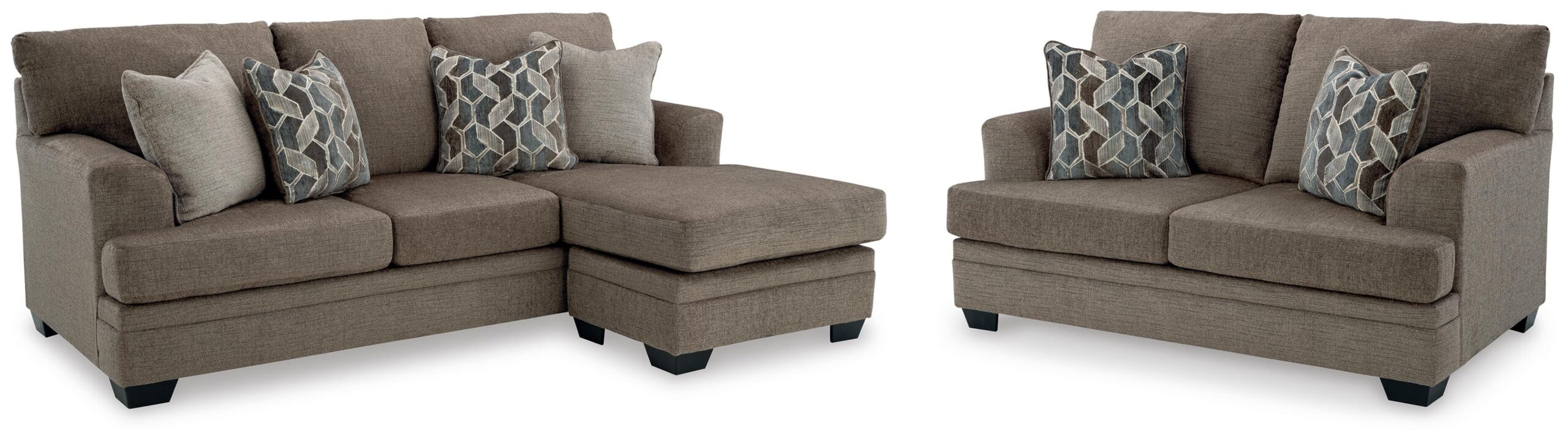 208df38ec835fe26026a24f964069632 Stonemeade Sofa Chaise and Loveseat - Image 1