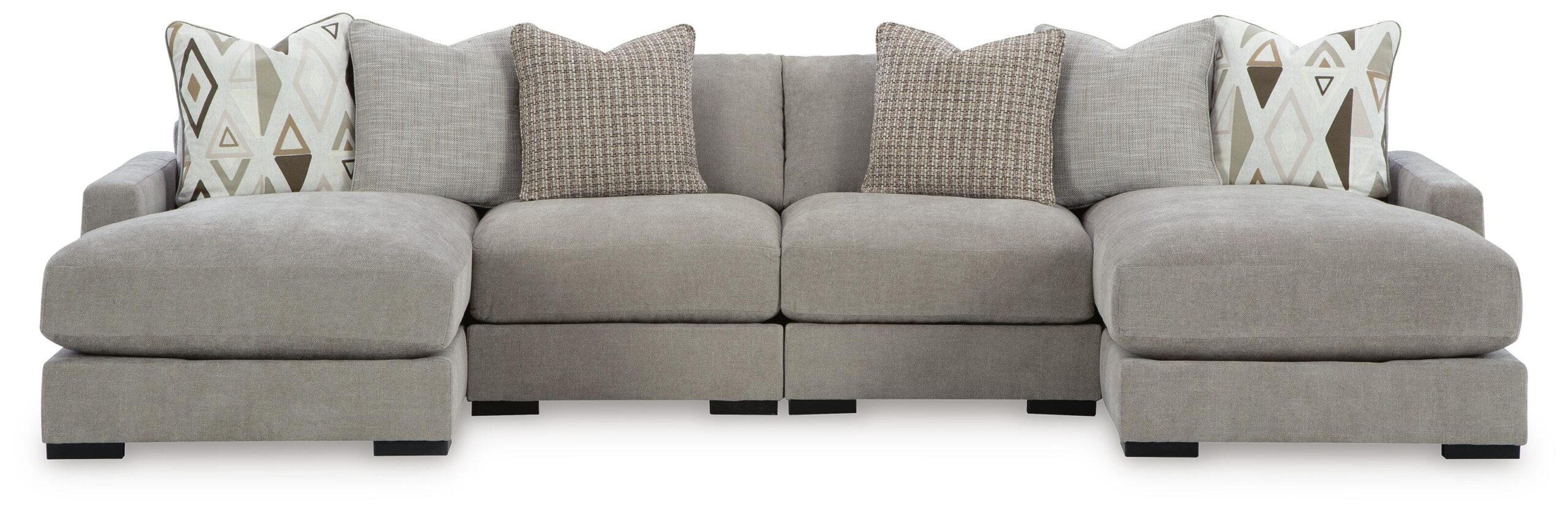 22eca19de9137809baf4f734845ad0b7 Aslan Court 4-Piece Sofa Pit Sectional - Image 1