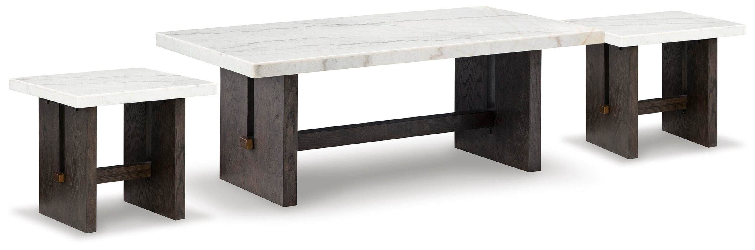 247f92581b78a0f871fc0cb304a2db01 Burkhaus Coffee Table and 2 Ends - Image 1