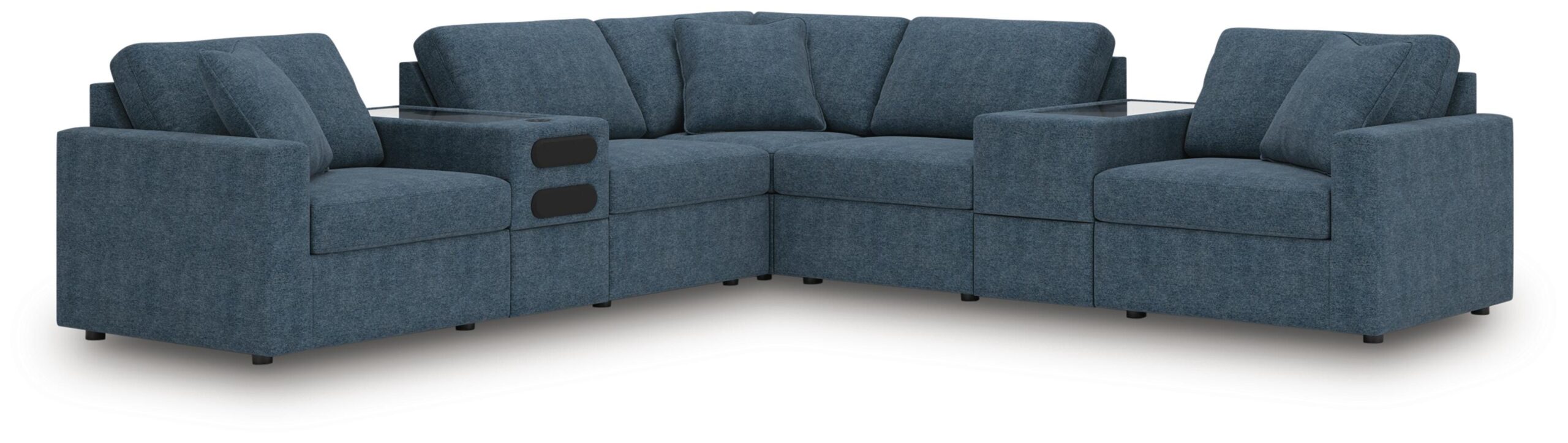 24c2fe917be78e0c680493660e1860f1 Modmax 7-Piece Balanced Sectional with Audio and Storage Consoles - Image 1