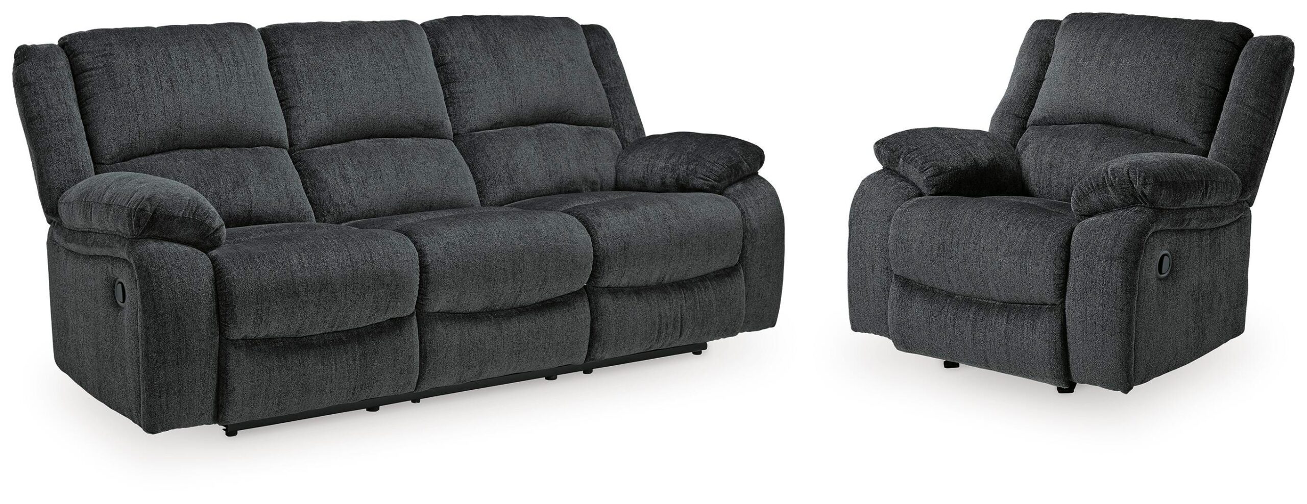 24cc3a51c5950fe27bf0f00f37c1e636 Draycoll Reclining Sofa and Recliner - Image 1