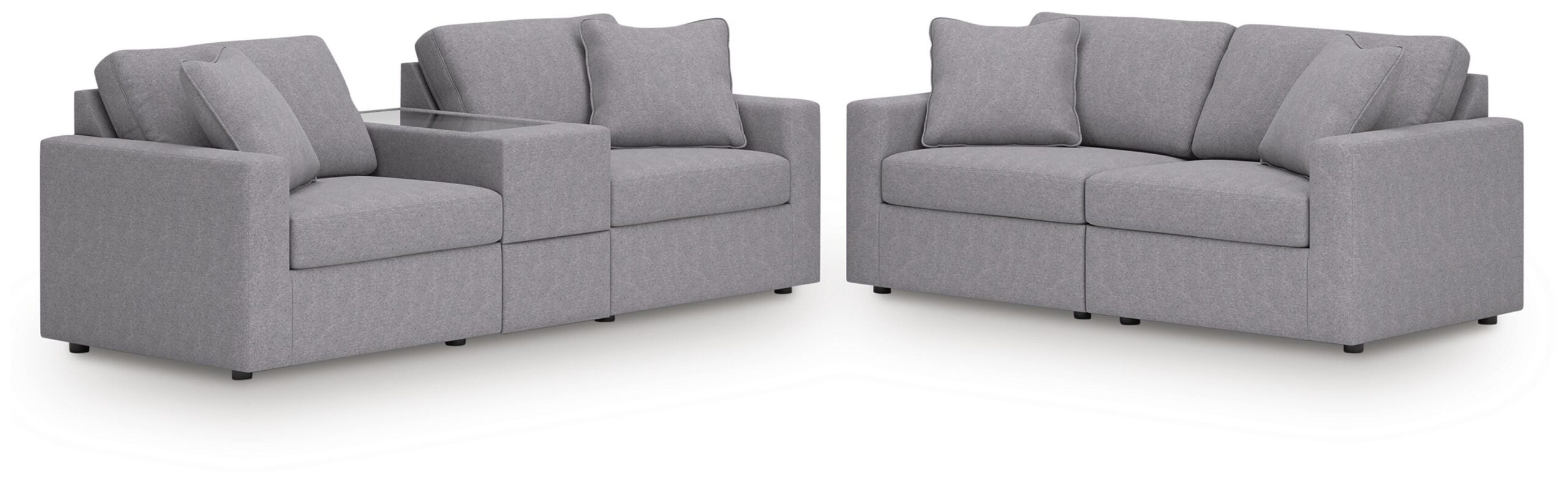 27ba576ad4d3e92c02d6c27848f603c4 Modmax 3-Piece Sectional Sofa and 2-Piece Sectional Loveseat - Image 1