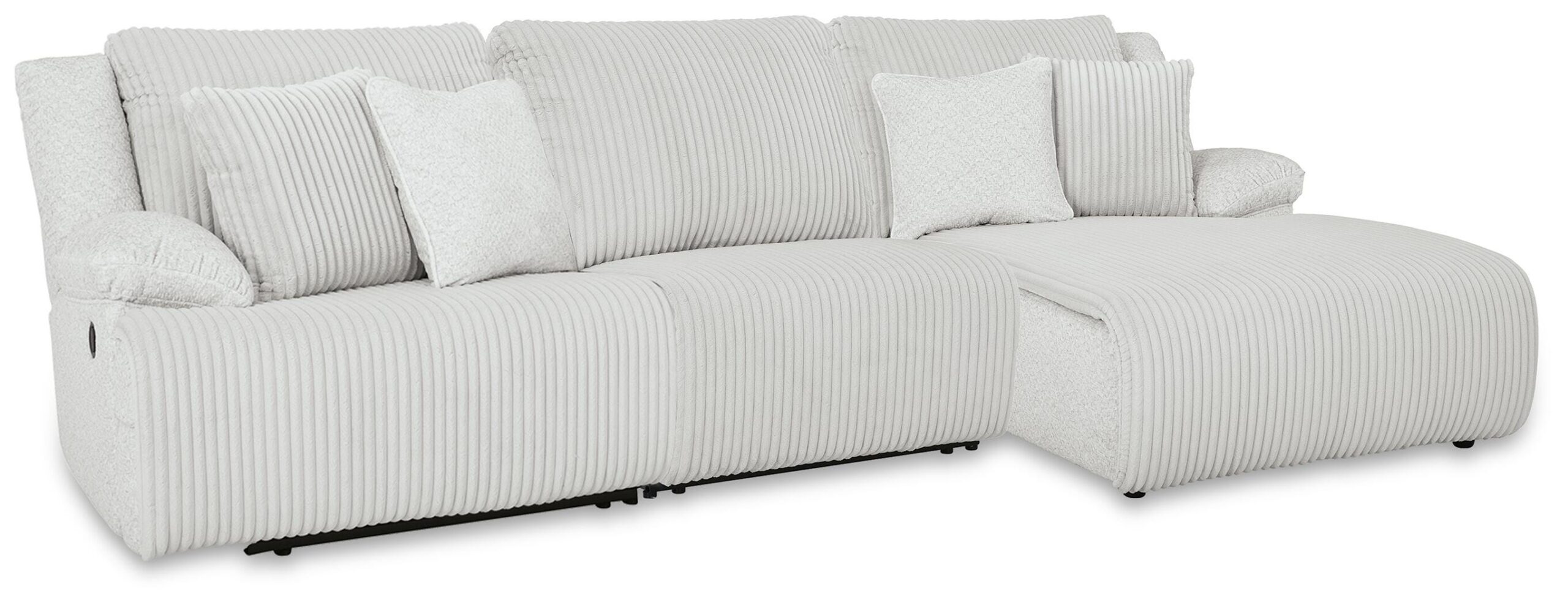 2add5139e61561e5176a1a6429df8061 Top Tier 3-Piece Reclining Sectional Chofa - Image 1