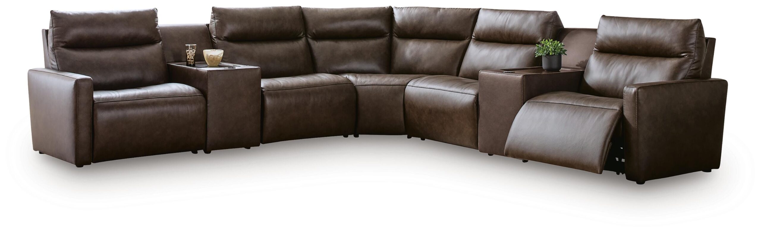 2c70660b9d67807013c3c3bd2c60bc6c ModZ 7-Piece Power Reclining Sectional with Audio Consoles - Image 1