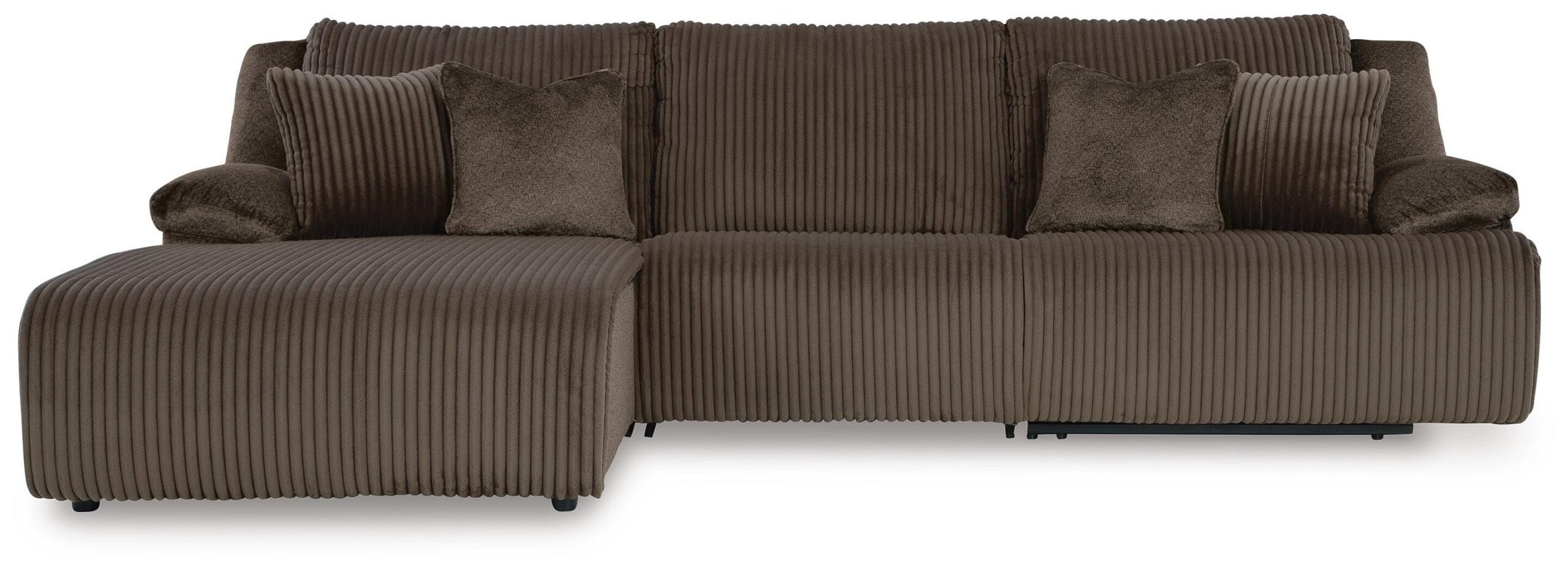2dae167668e467f6b90052e04a910d3b Top Tier 3-Piece Reclining Sectional Sofa Chaise - Image 1