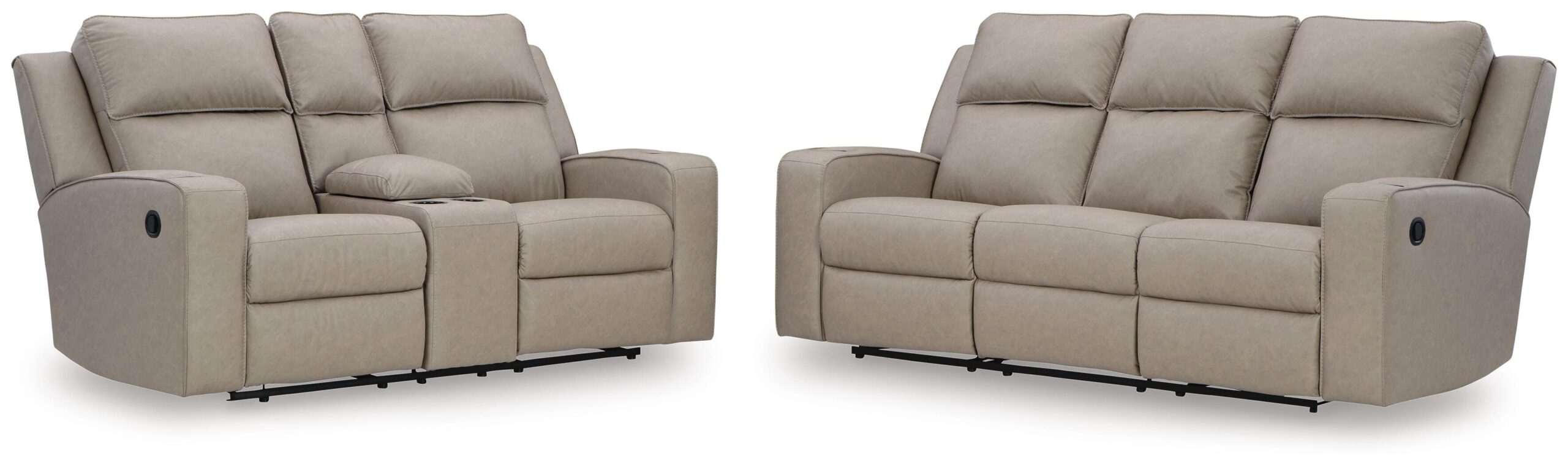 314ec6399bd09350d6a6ba4c5daa8a46 Lavenhorne Reclining Sofa and Loveseat - Image 1