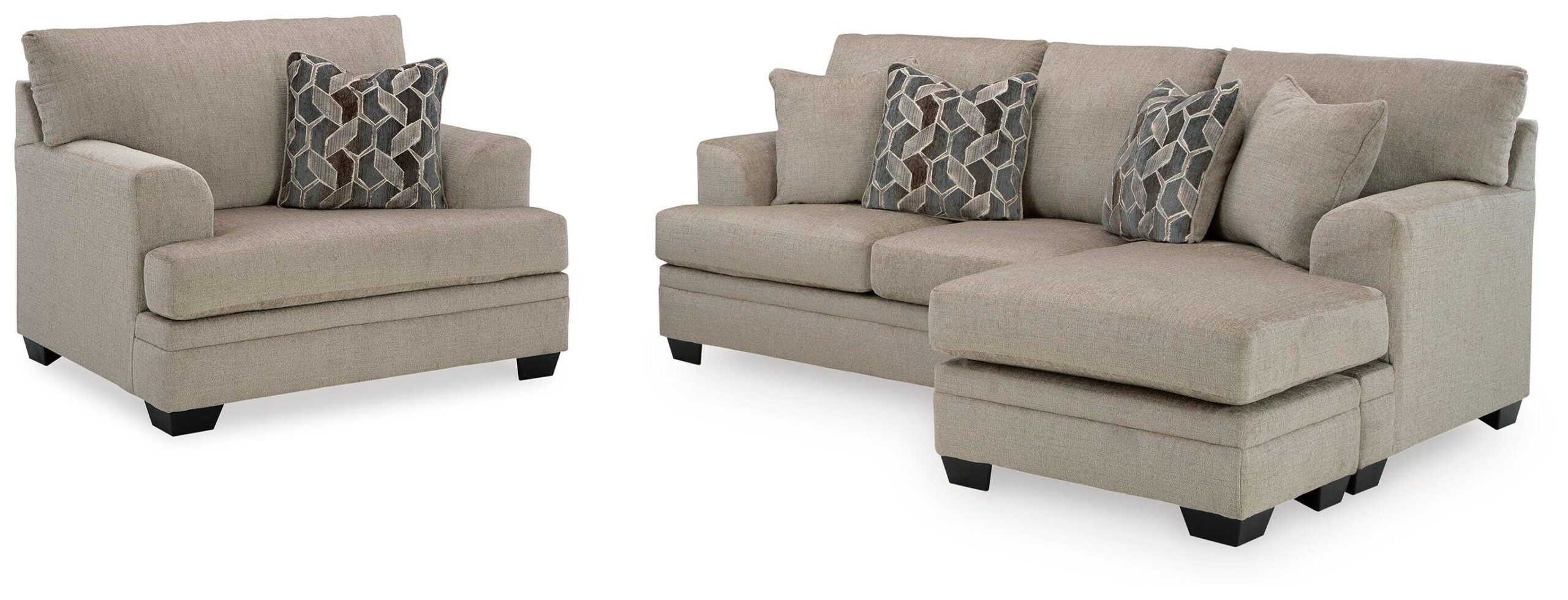 31a3aaf55c2b4a850a7badc05e185474 Stonemeade Sofa Chaise and Oversized Chair - Image 1