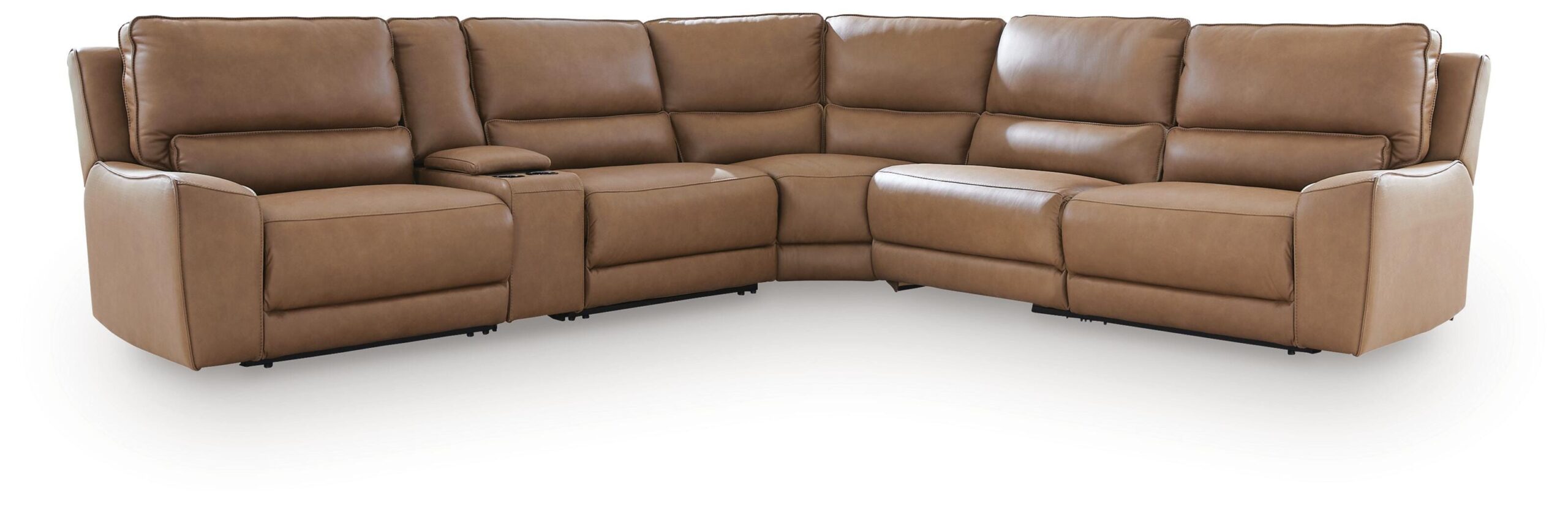 354a4ada277bc6fa28e5726b87037283 DeepWakes 6-Piece Power Reclining Sectional - Image 1