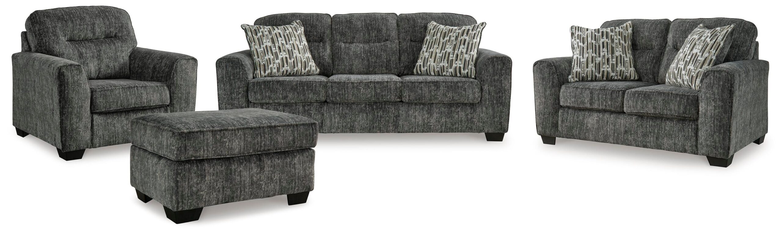 397ae603a98f9a767d73c3c2c8f270b8 Lonoke Sofa, Loveseat, Oversized Chair and Ottoman - Image 1