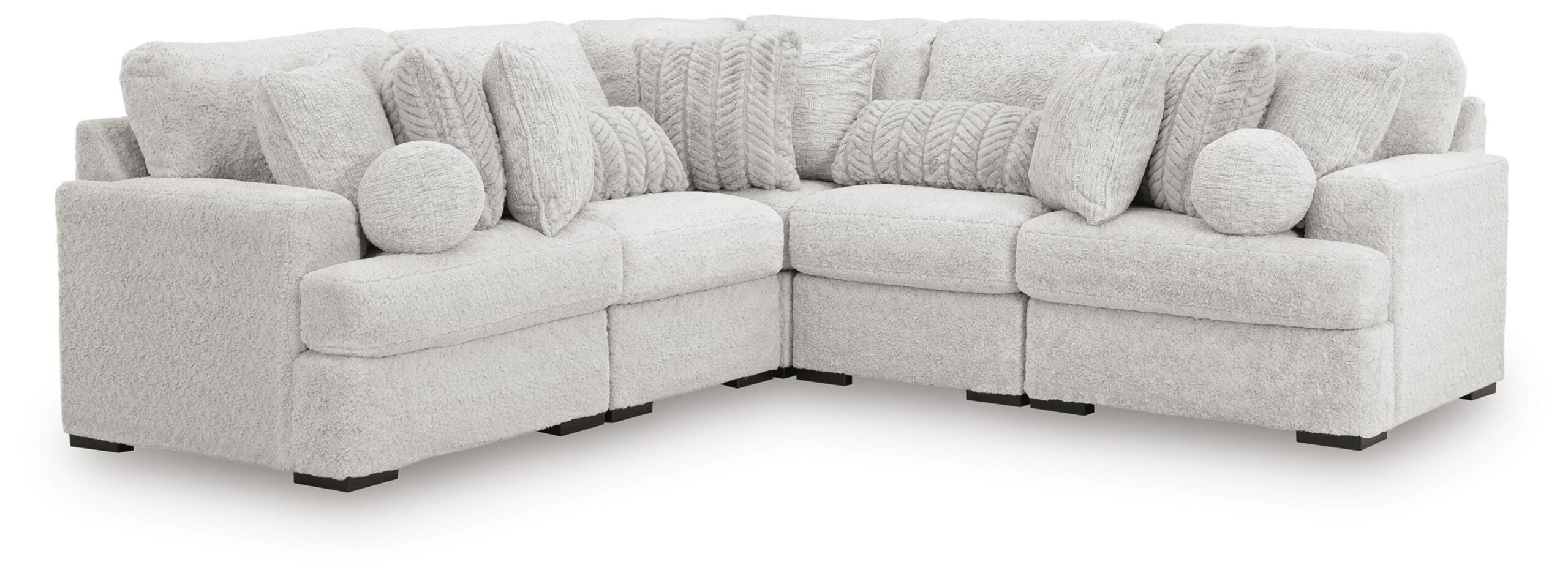 3d2c022d5f6b7e34856a349e0cc70d2f Cuddle Plush 5-Piece Sectional - Image 1