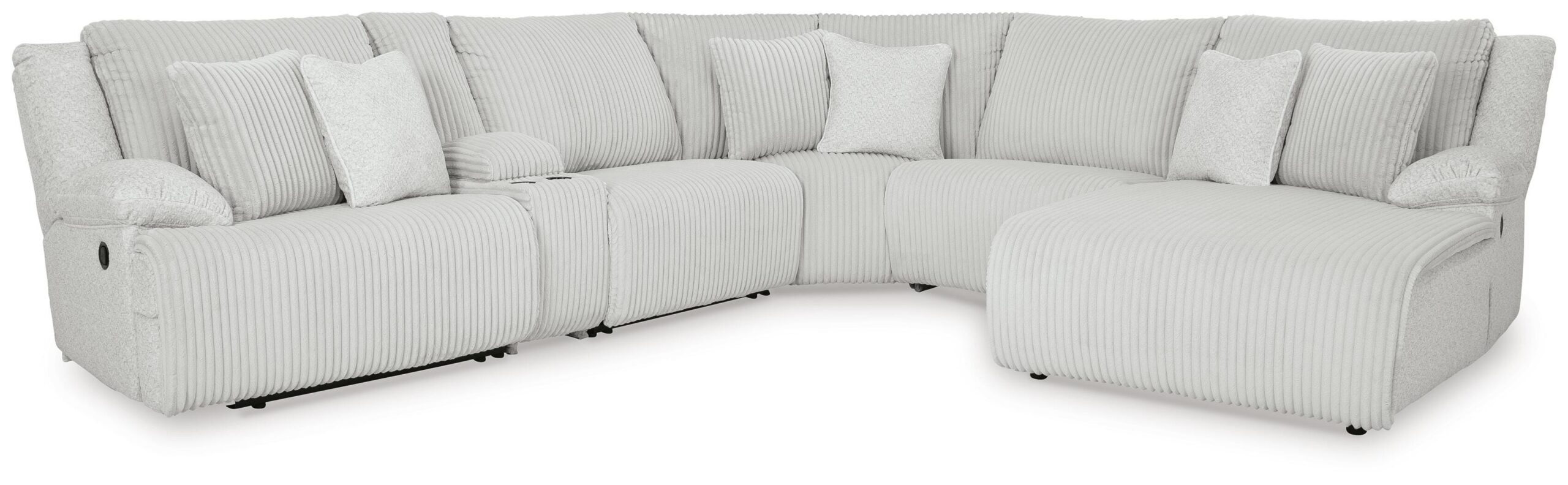 3d98bf7b2fb4ea4a3189436662c5fb54 Top Tier 6-Piece Reclining Sectional with Chaise - Image 1