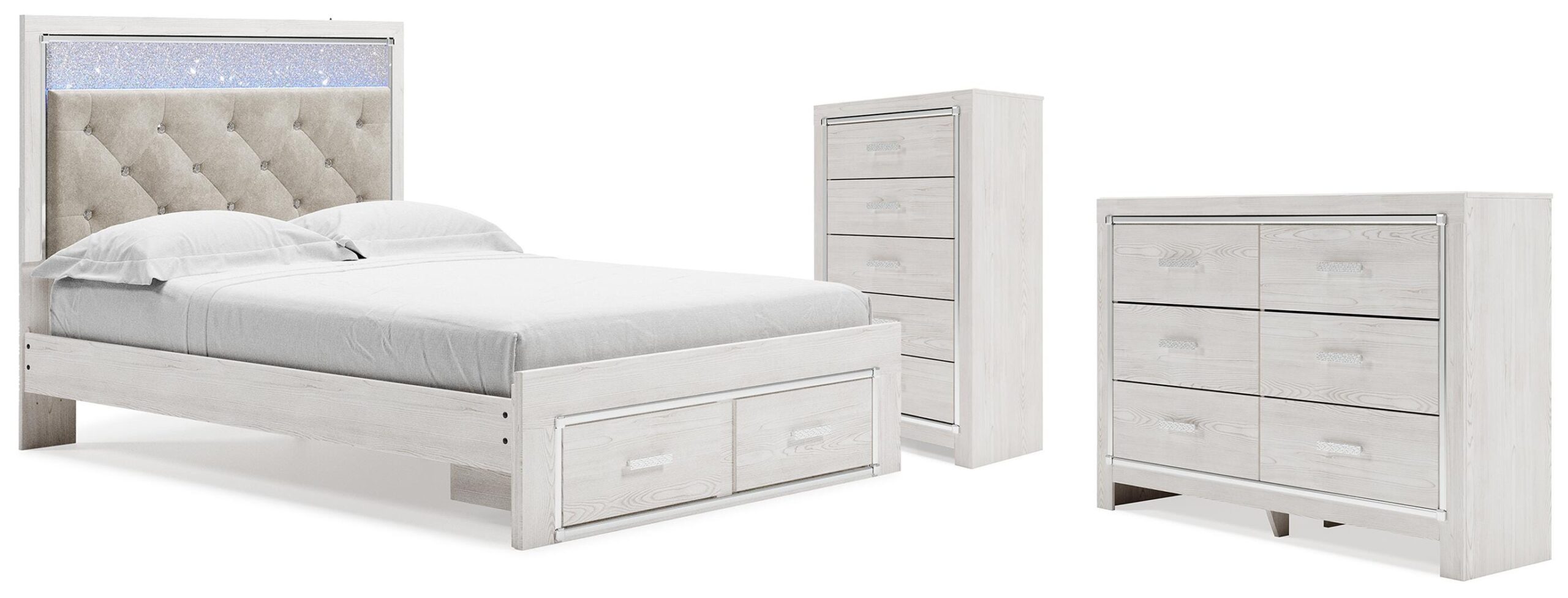 3e34194d7229f22207a5ce5bcaa847b9 Altyra Queen Storage Bed, Dresser and Chest - Image 1