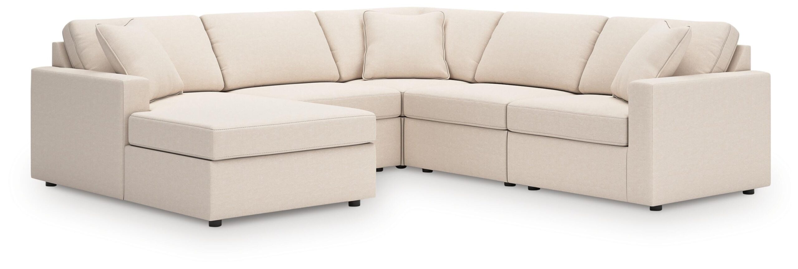 41eac0f02dbfc13d6c10d35d04c626ac Modmax 5-Piece Sectional with Chaise - Image 1