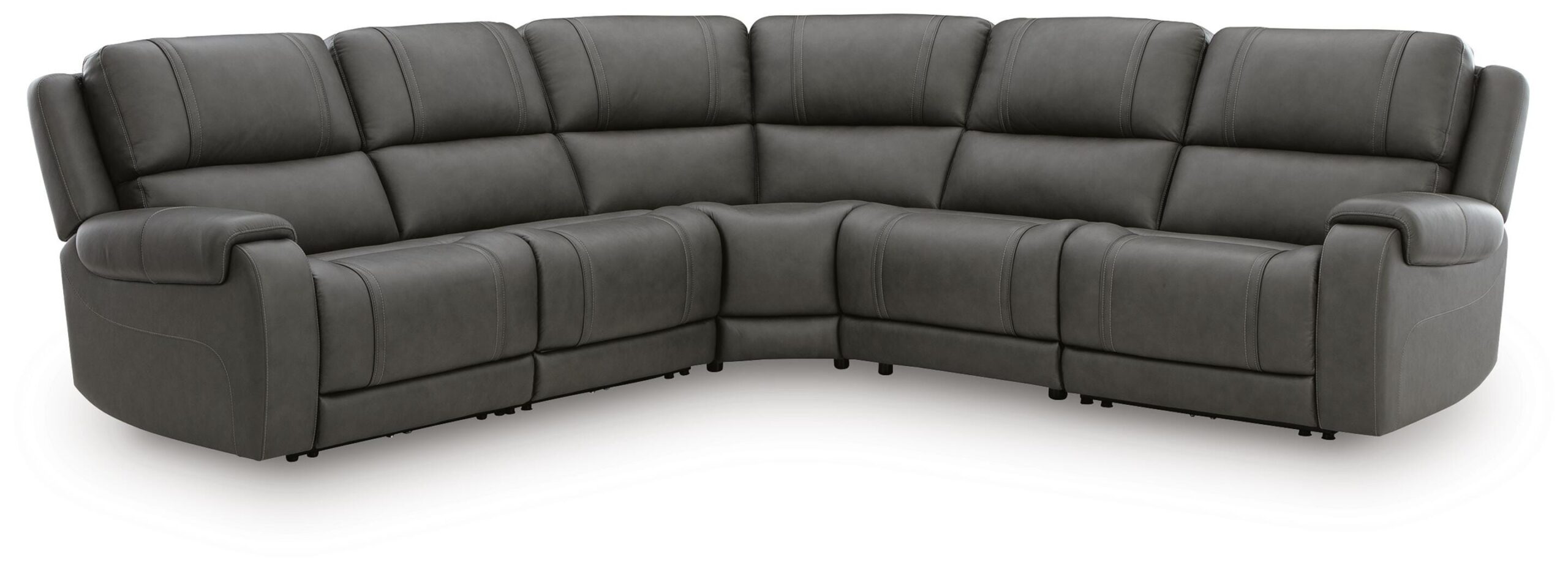 454ce6956f1ad04dbcde421ad6c56a74 5Z - Pittson 5-Piece Power Reclining Sectional - Image 1