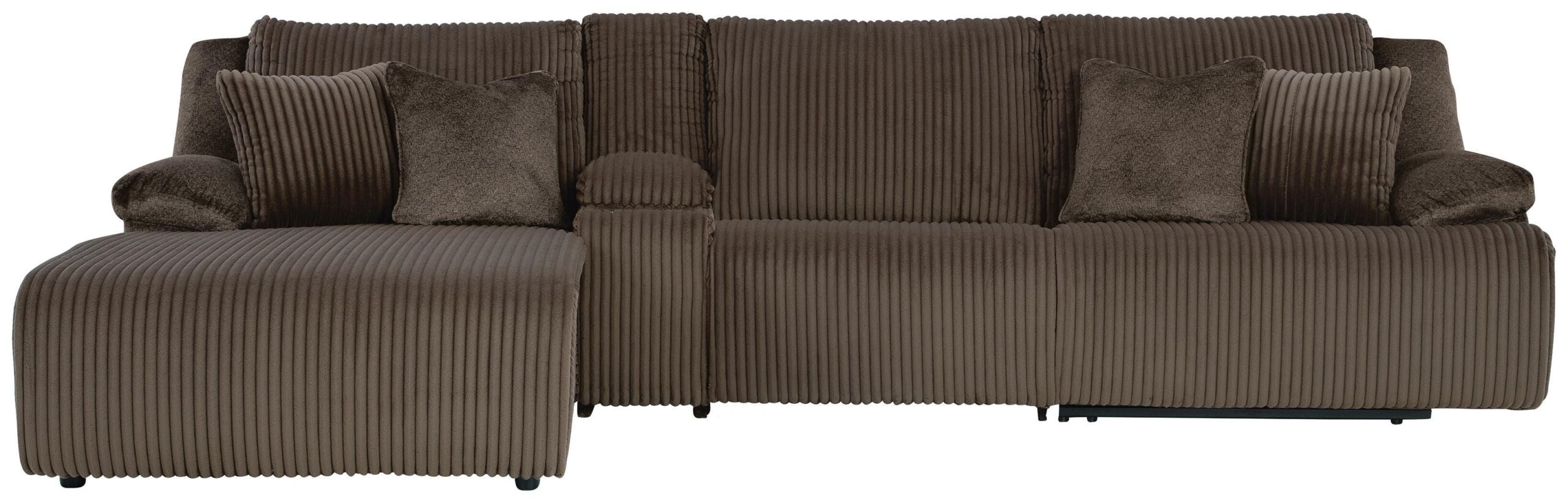 48615529235a897b2f3997617e52a6fb Top Tier 4-Piece Reclining Sectional with Chaise - Image 1