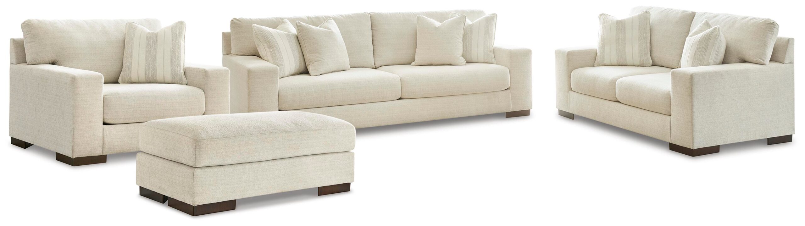48ee10a8b14854eb6aa3cc0d8a4107a5 Maggie Sofa, Loveseat, Chair and Ottoman - Image 1