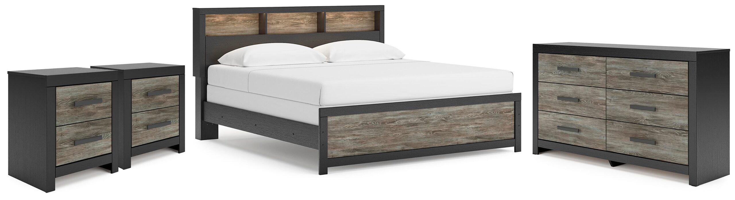 49357fa953a0db6b79d63b8156ac7913 Broachmyn King Panel Bed, Dresser and 2 Nightstands - Image 1
