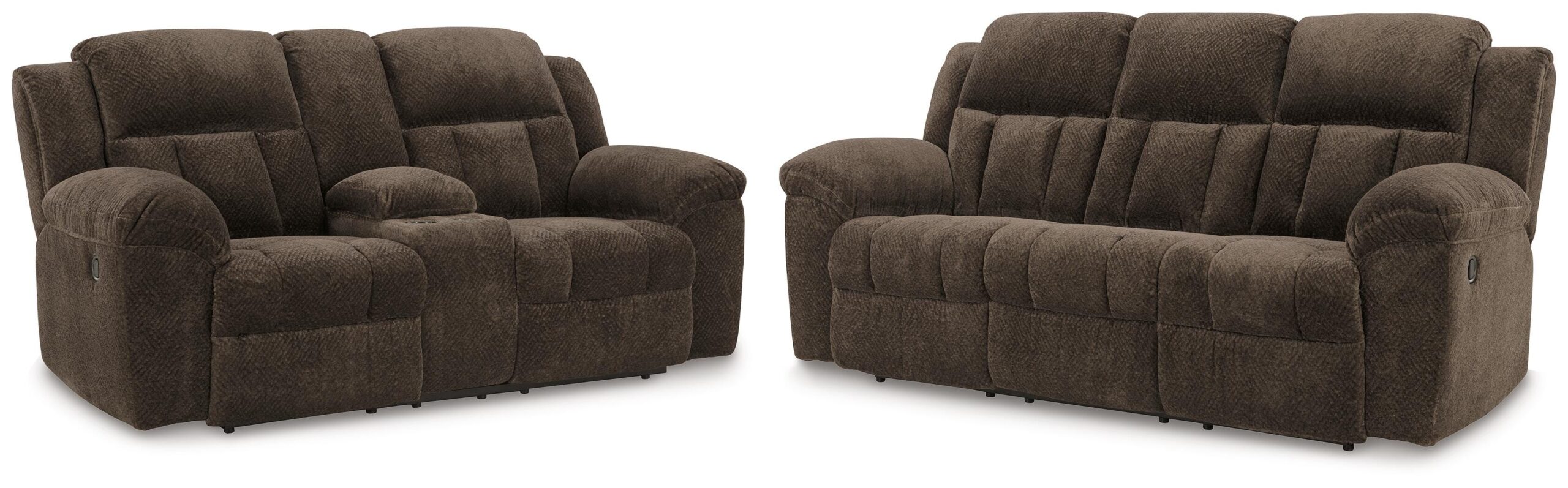 49d4b1c9c7ef942711e9b3bcf9215a52 Frohn Reclining Sofa and Loveseat - Image 1