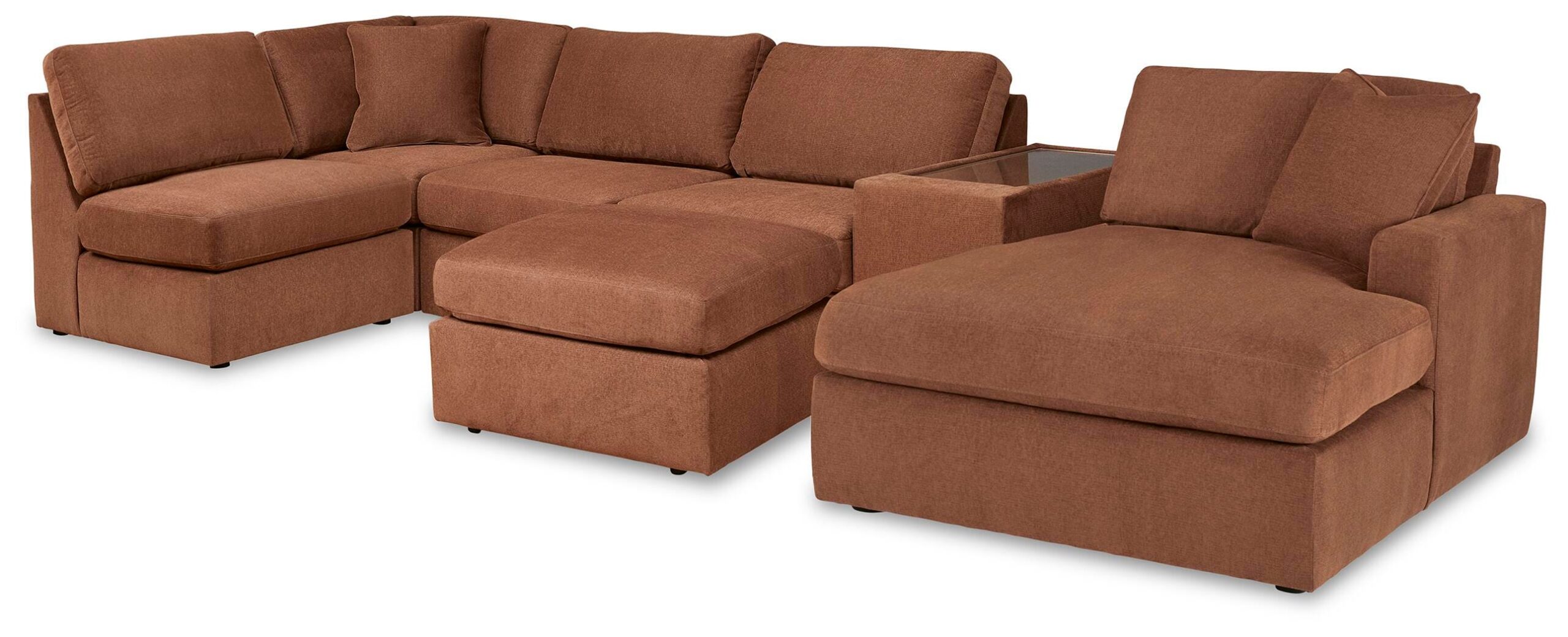 4bef1f7433c03a9209ac8cd9b7aa290b Modmax 6-Piece Sectional with Chaise and Ottoman - Image 1