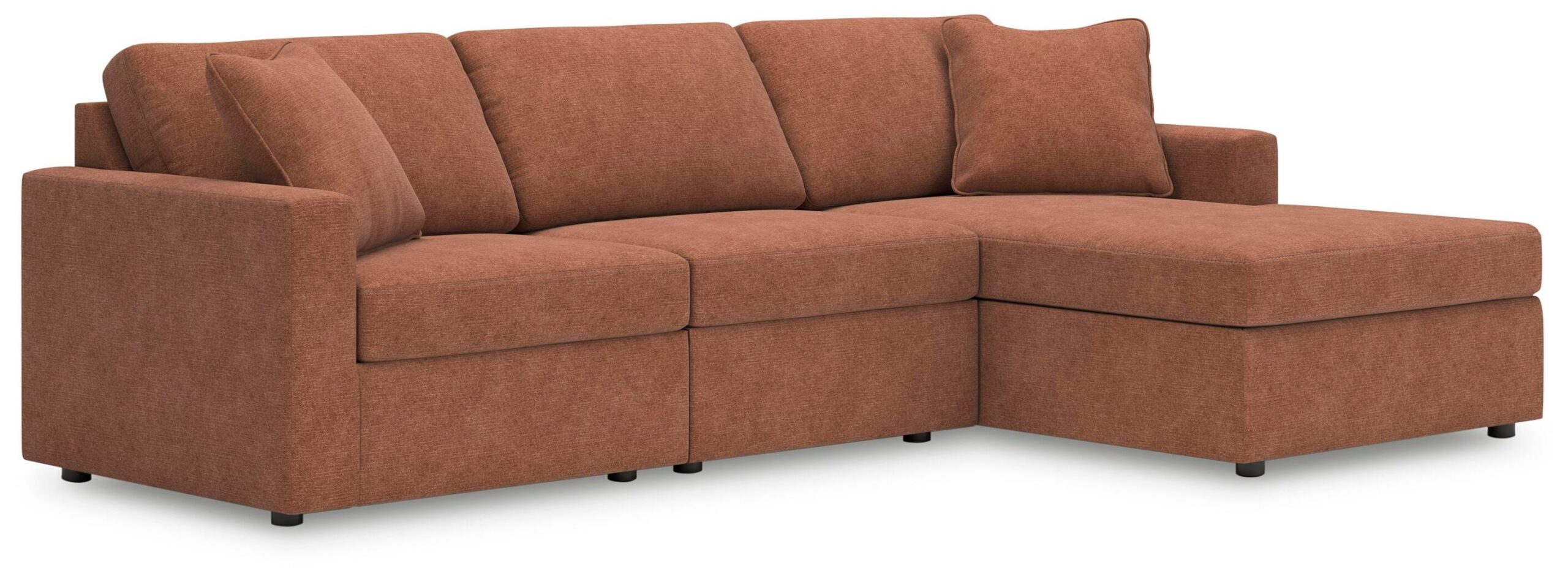 4c2551167e0208a6daf32cb2d3a65e47 Modmax 3-Piece Sectional with Chaise - Image 1