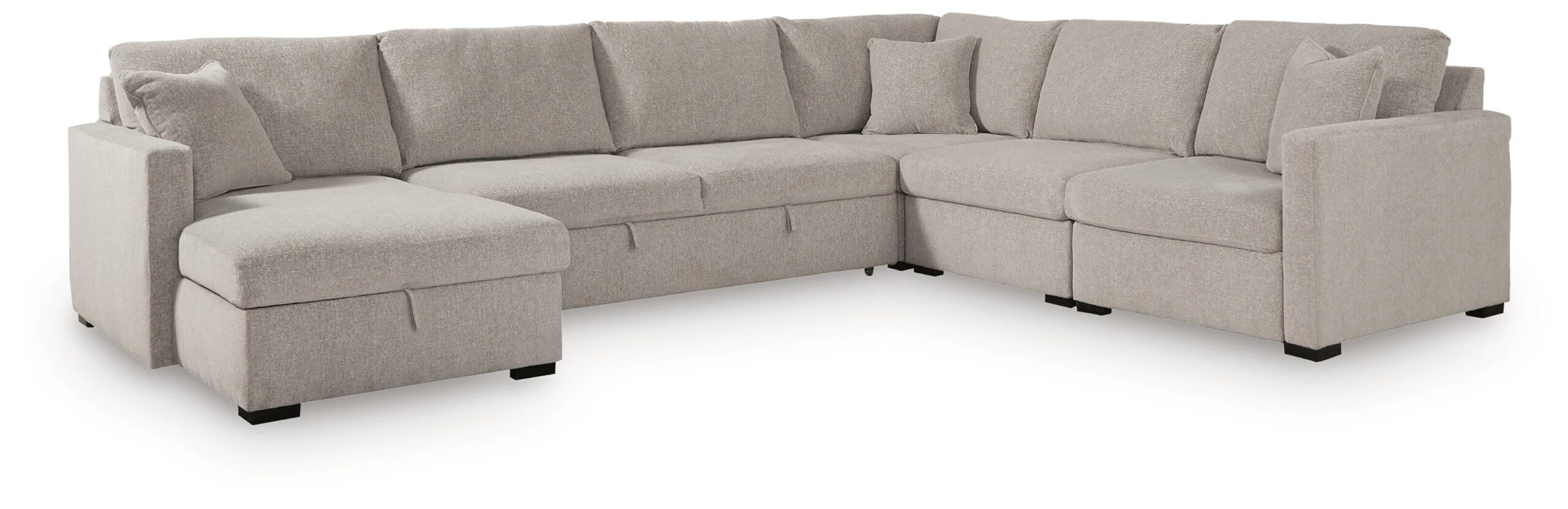 4e3b1ac3be7ea362e94939ed62f76280 ModMax Luxe 5-Piece Sectional with Storage Chaise and Pop Up Sleeper - Image 1