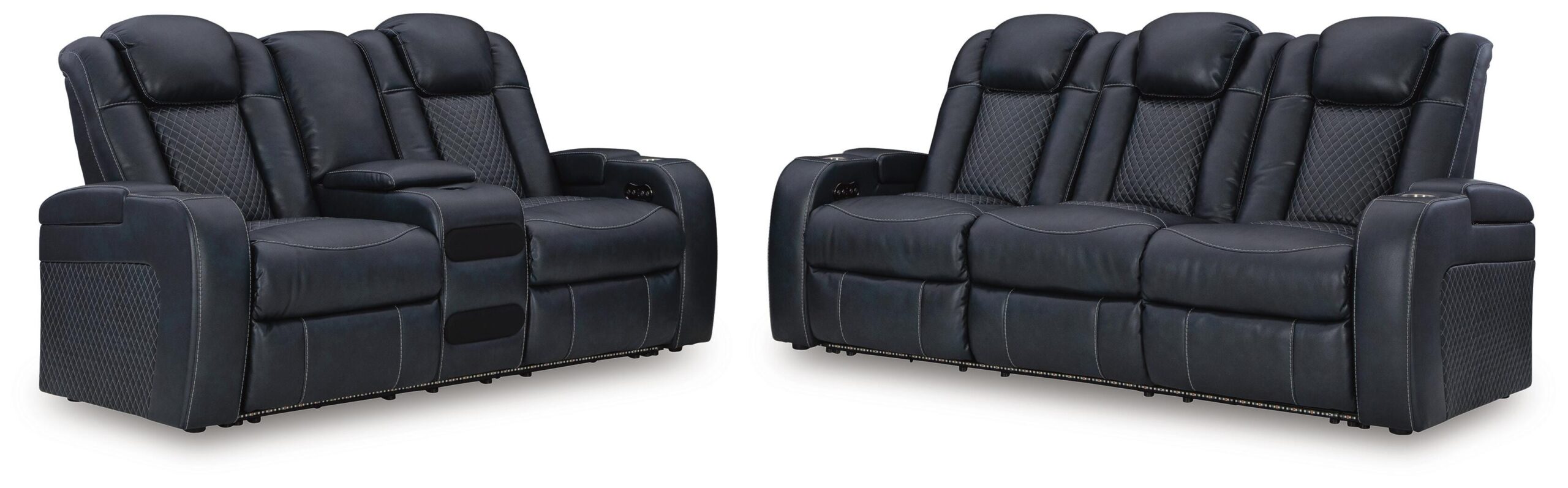 4ef24698c5bd583b5a34ef16495804f1 Fyne-Dyme Power Reclining Sofa and Loveseat - Image 1