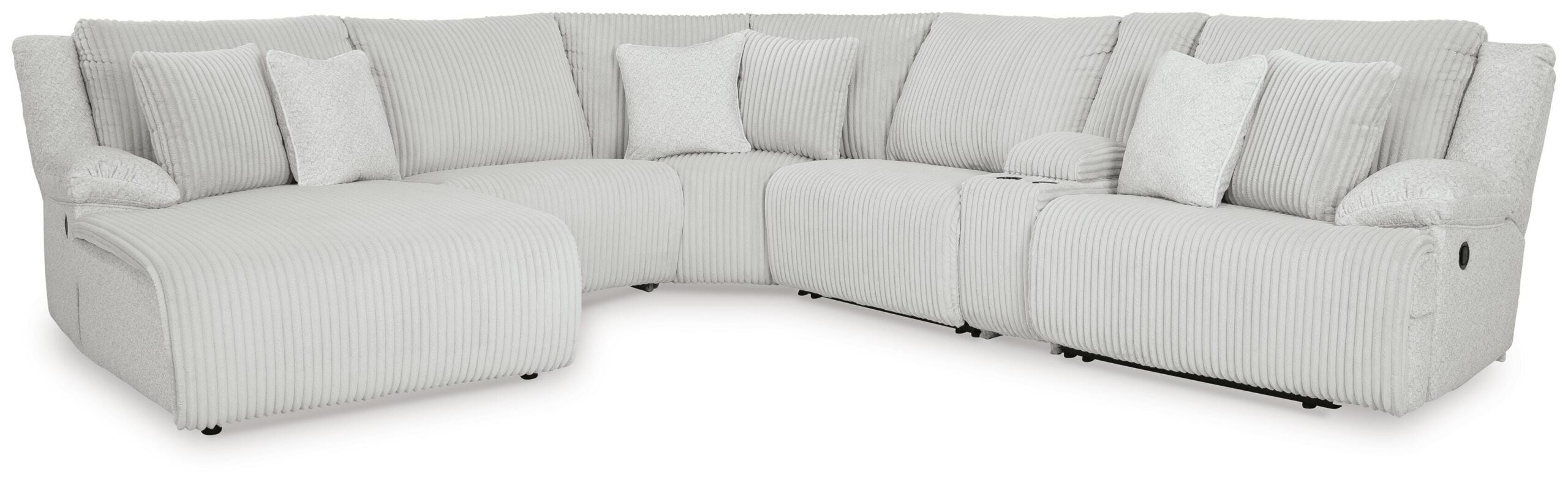 4fa31a889bb2cf0845f02efc8c4ca13a Top Tier 6-Piece Reclining Sectional with Chaise - Image 1