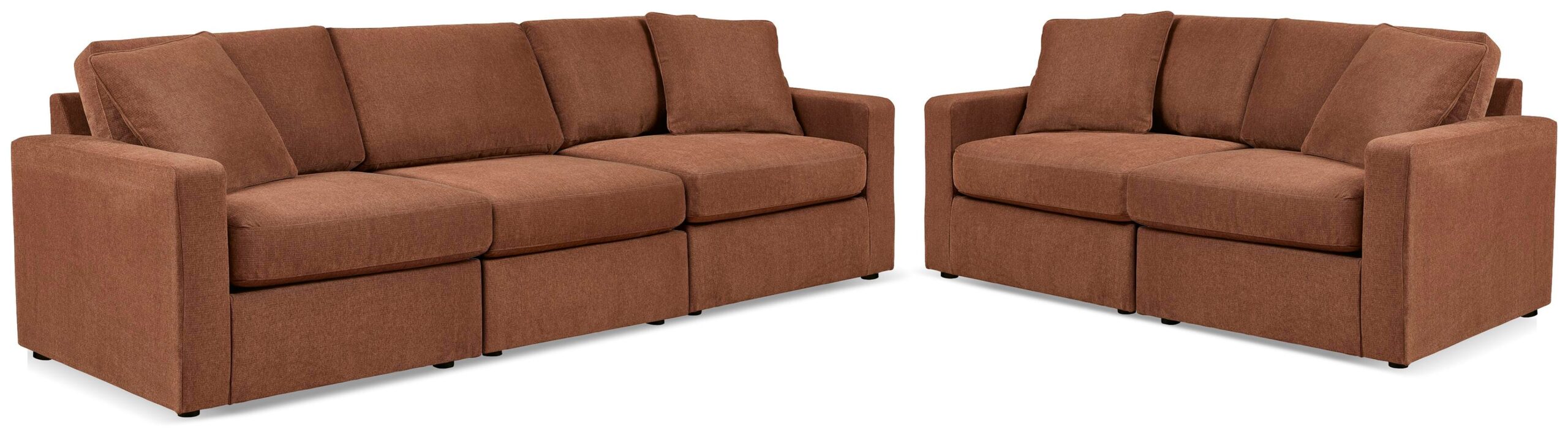 51670a821034950886917926d9752352 Modmax 3-Piece Sectional Sofa and 2-Piece Sectional Loveseat - Image 1