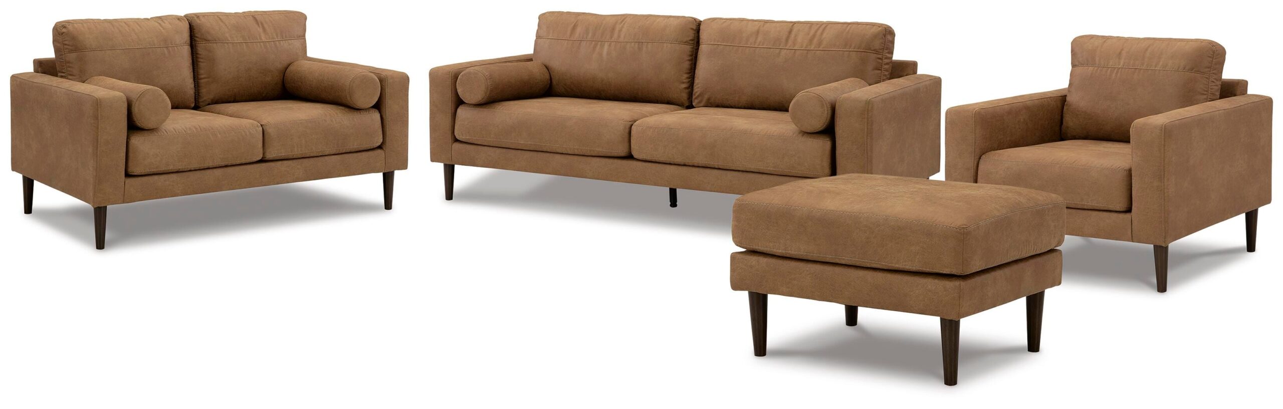 5244dc449b006e422f71f4f7a28b13ee Telora Sofa, Loveseat, Chair and Ottoman - Image 1