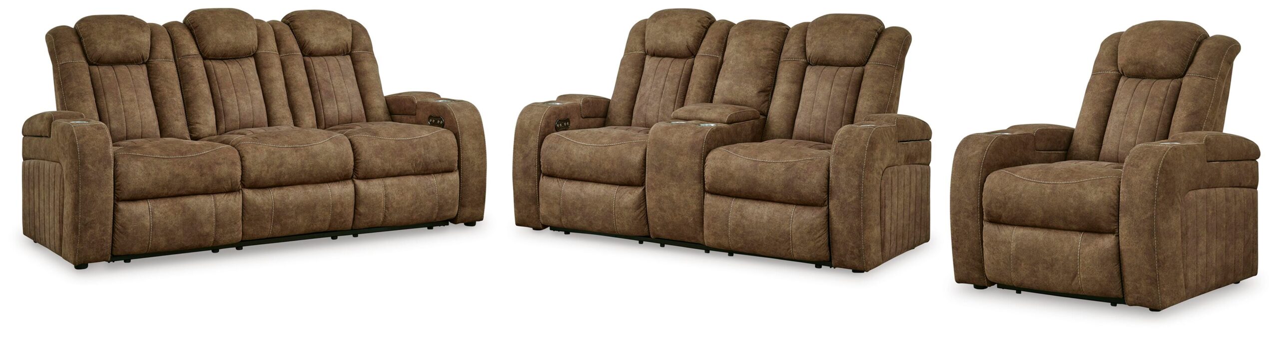 525faa0690150fde7f15dda001255e68 Wolfridge Power Reclining Sofa, Loveseat and Recliner - Image 1