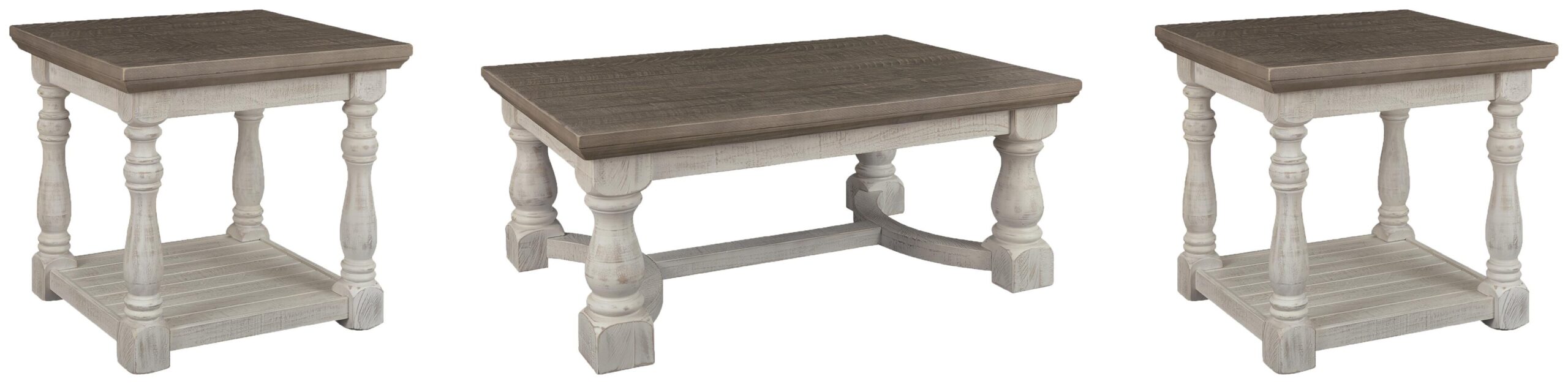 53171d15e66b843b2506dd39c4dae8f0 Havalance Coffee Table and 2 End Tables - Image 1