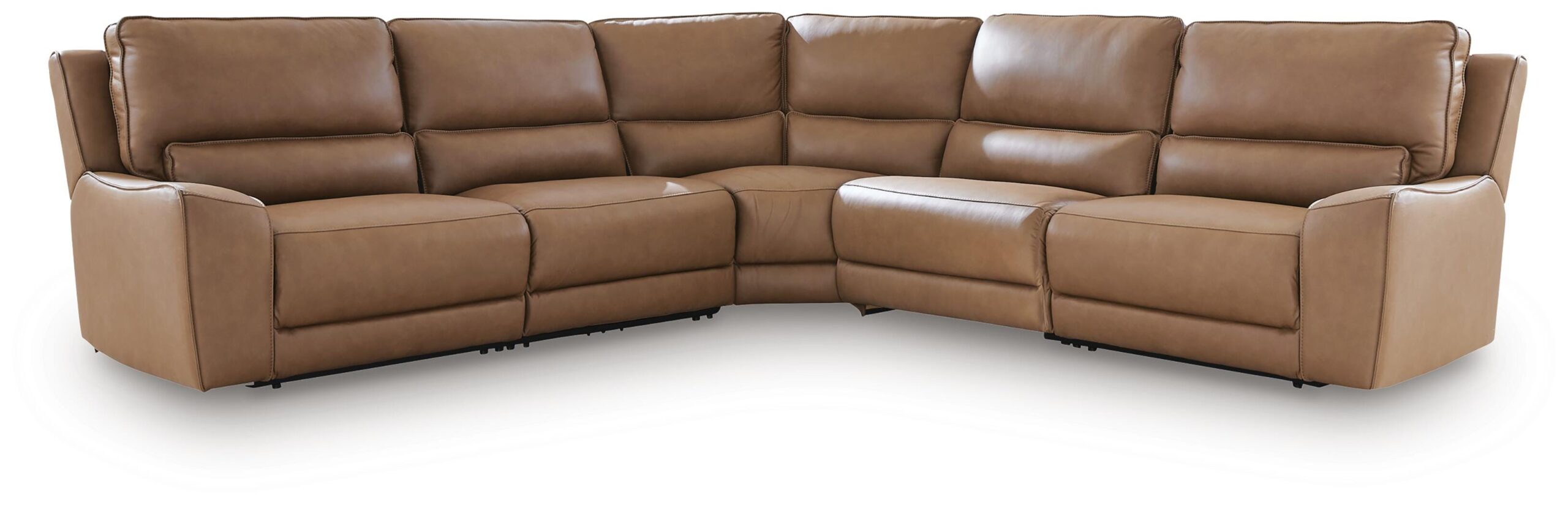 53c8cbcbbb696d57168b7308b8a2a3ac DeepWakes 5-Piece Power Reclining Sectional - Image 1