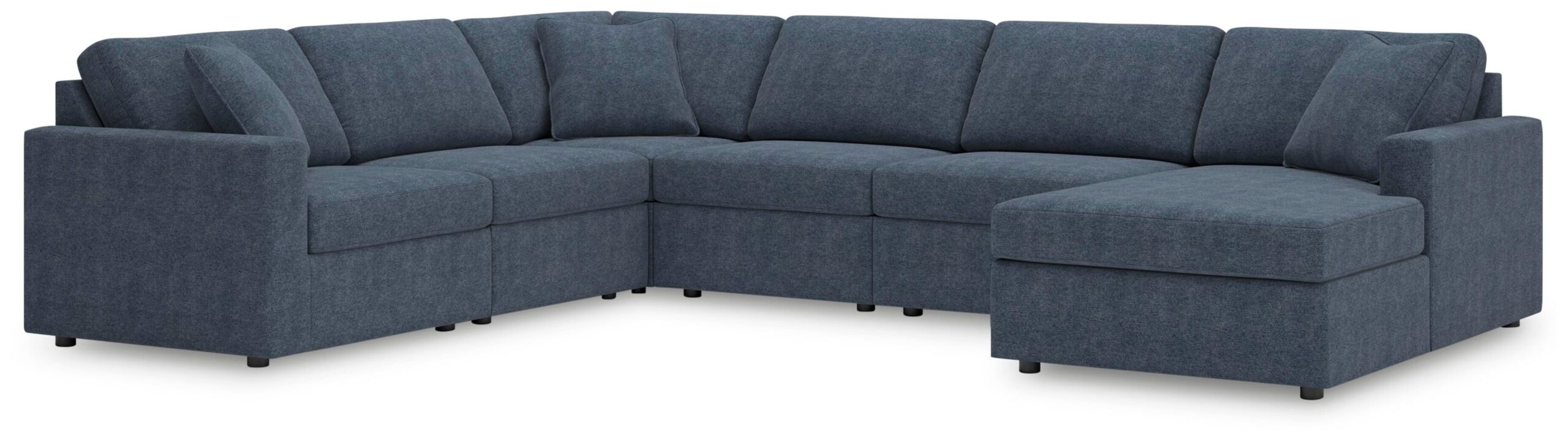 555c941cb8342380a24f381738e5c25c Modmax 6-Piece Sectional with Chaise - Image 1