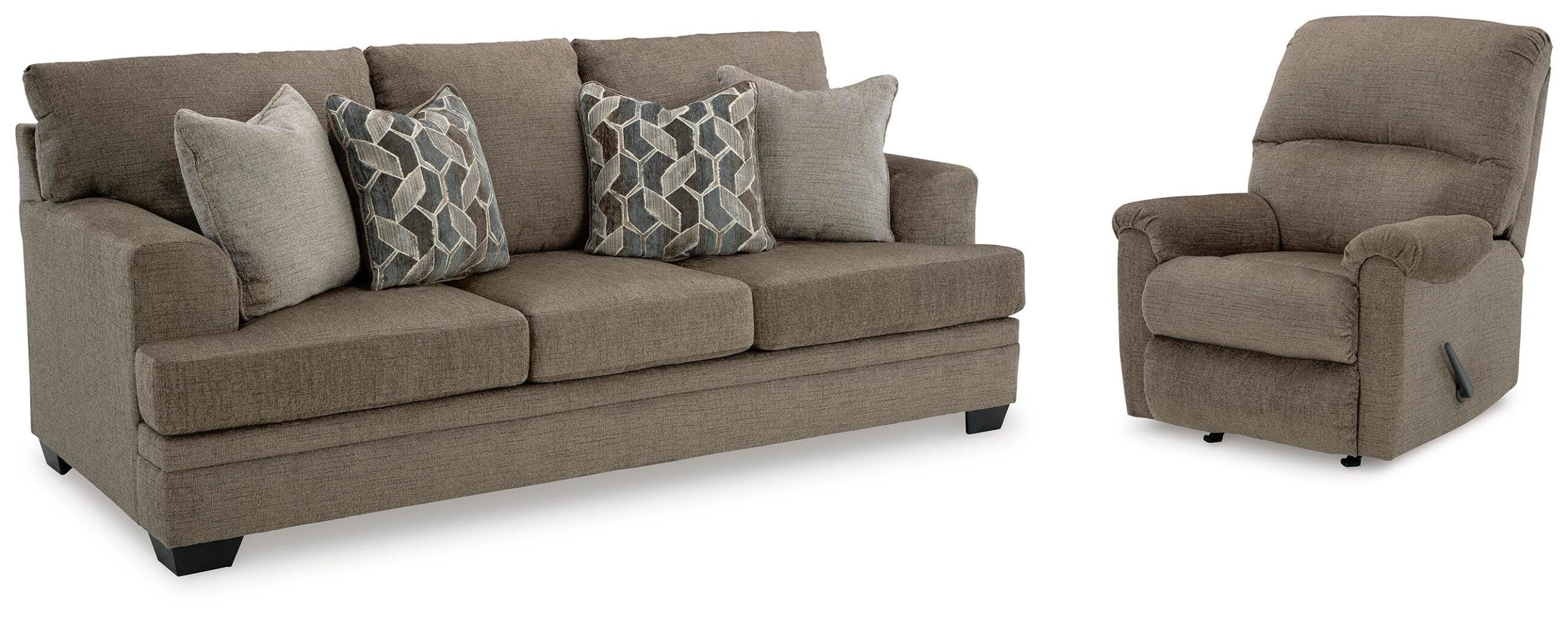 57a44bbc3177d0c2d5d77a14fcec5185 Stonemeade Sofa and Recliner - Image 1