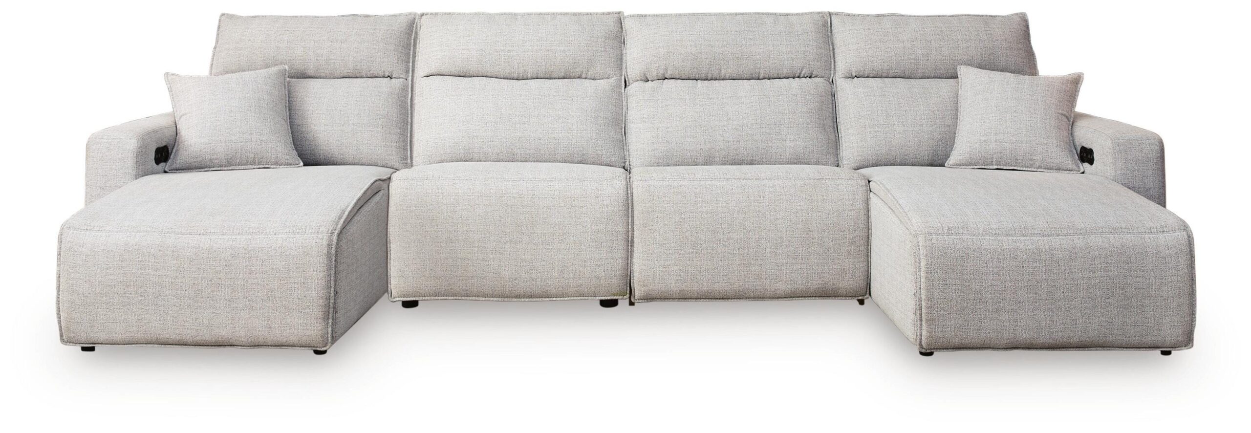 57bf9e585121217e117372d6c435b87a Modmax II 4-Piece Power Reclining Sectional with Chaise - Image 1