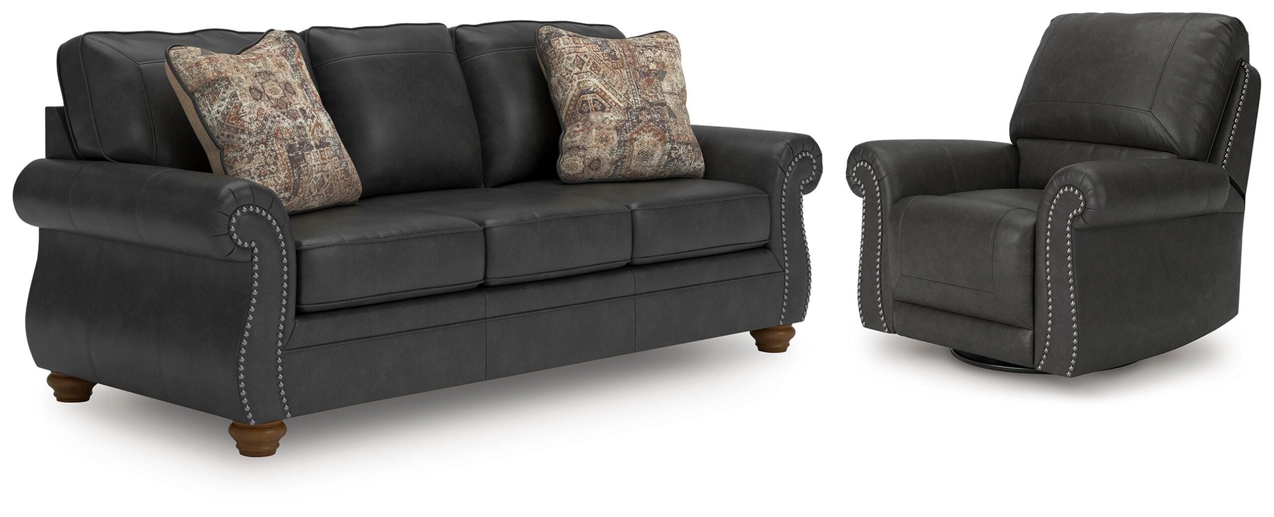 593c91e6c49feb45fa25e63e10ad4bc6 Chasemore Sofa and Recliner - Image 1